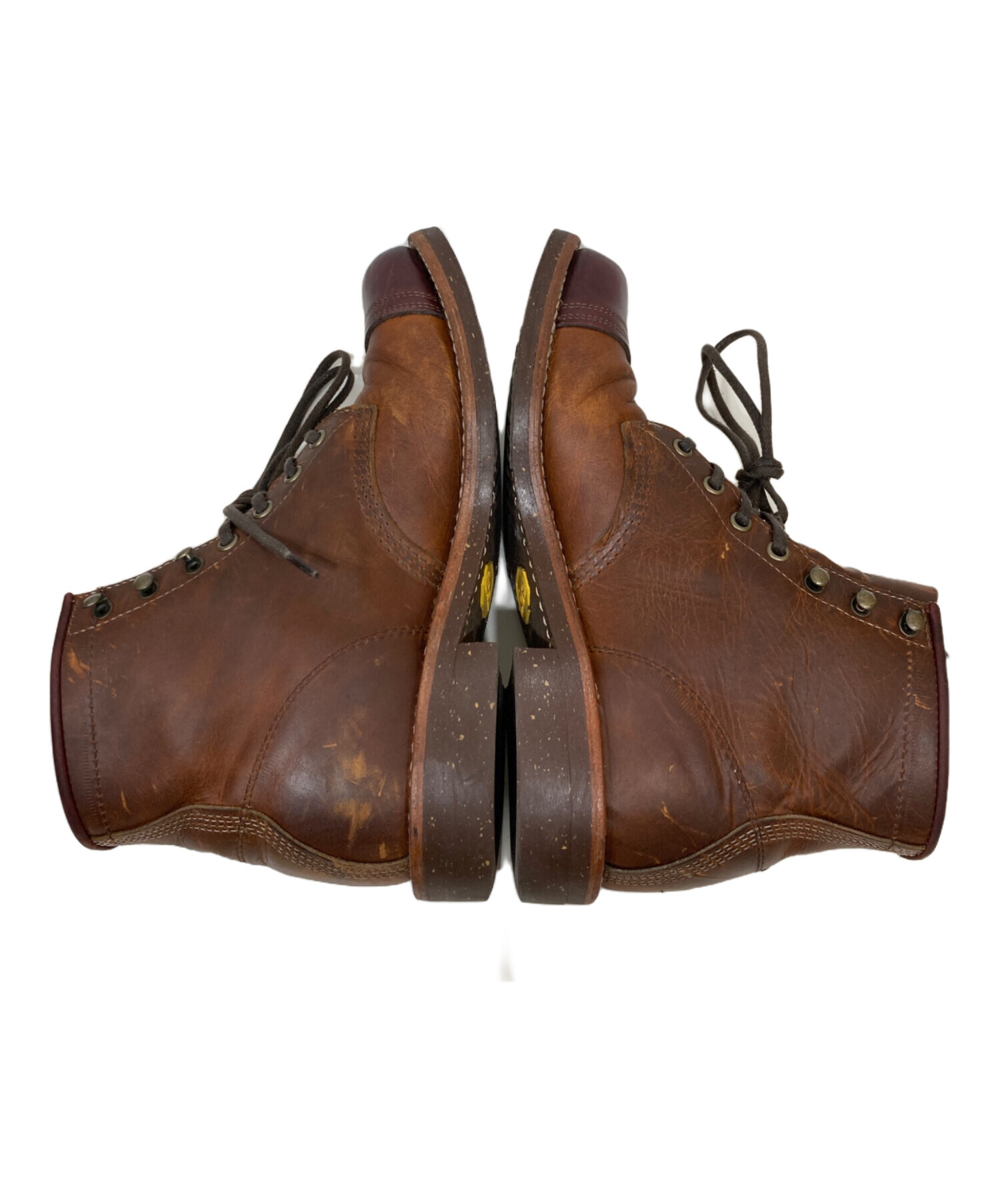 Chippewa(チペワ) ウエスタンブーツ ブラウン FUNNY公式ストア CHIPPEWA メンズ ウォータープルーフ レースアップ