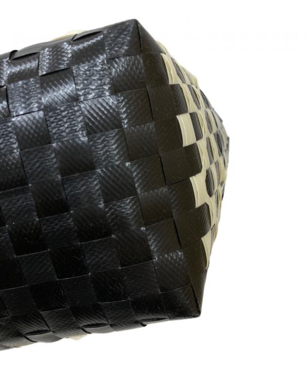 中古・古着通販】MARNI (マルニ) MARKET OVAL BAG ブラック×ホワイト