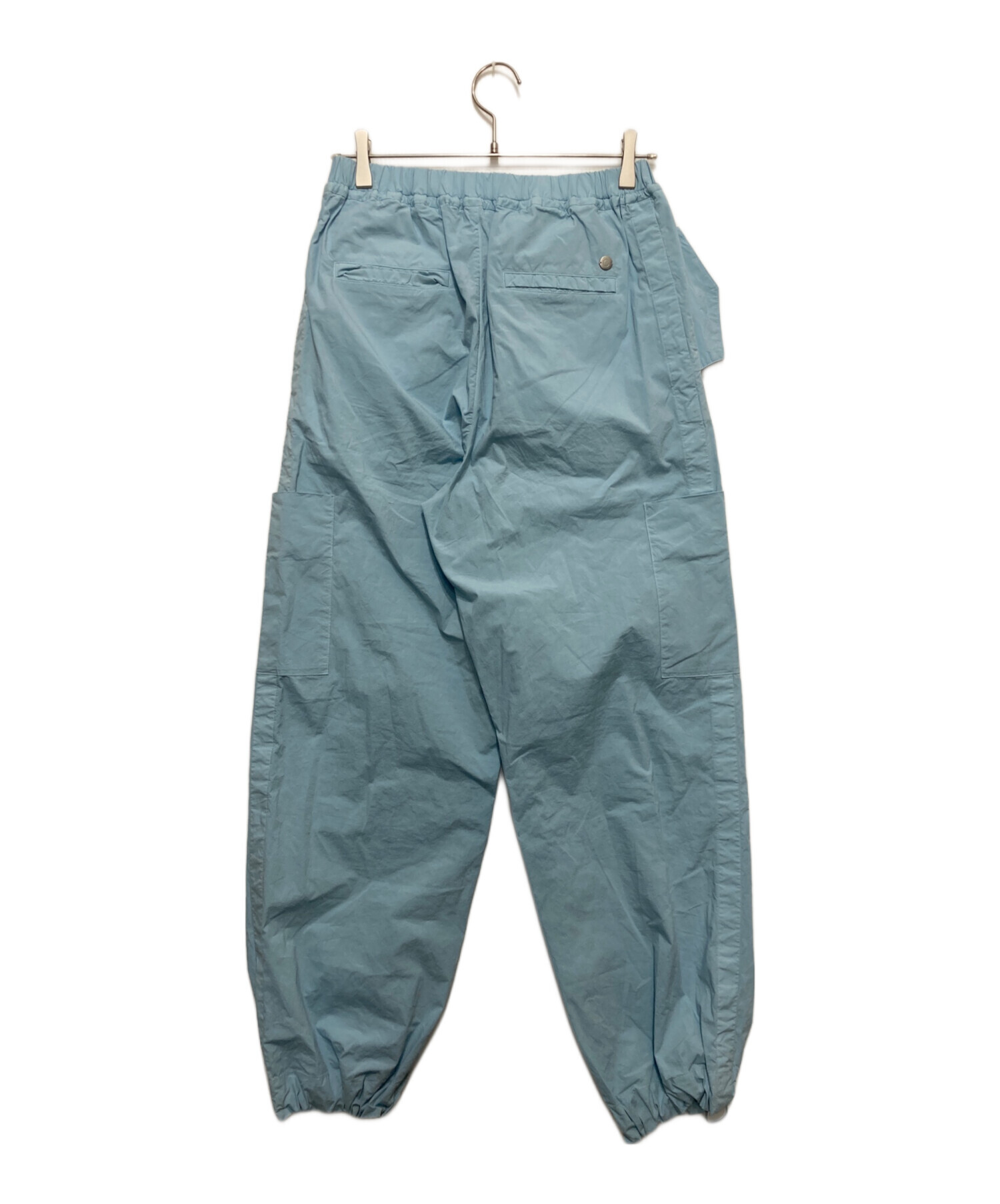 中古・古着通販】calmer (カルメール) ナチュラルダイパンツ ブルー 