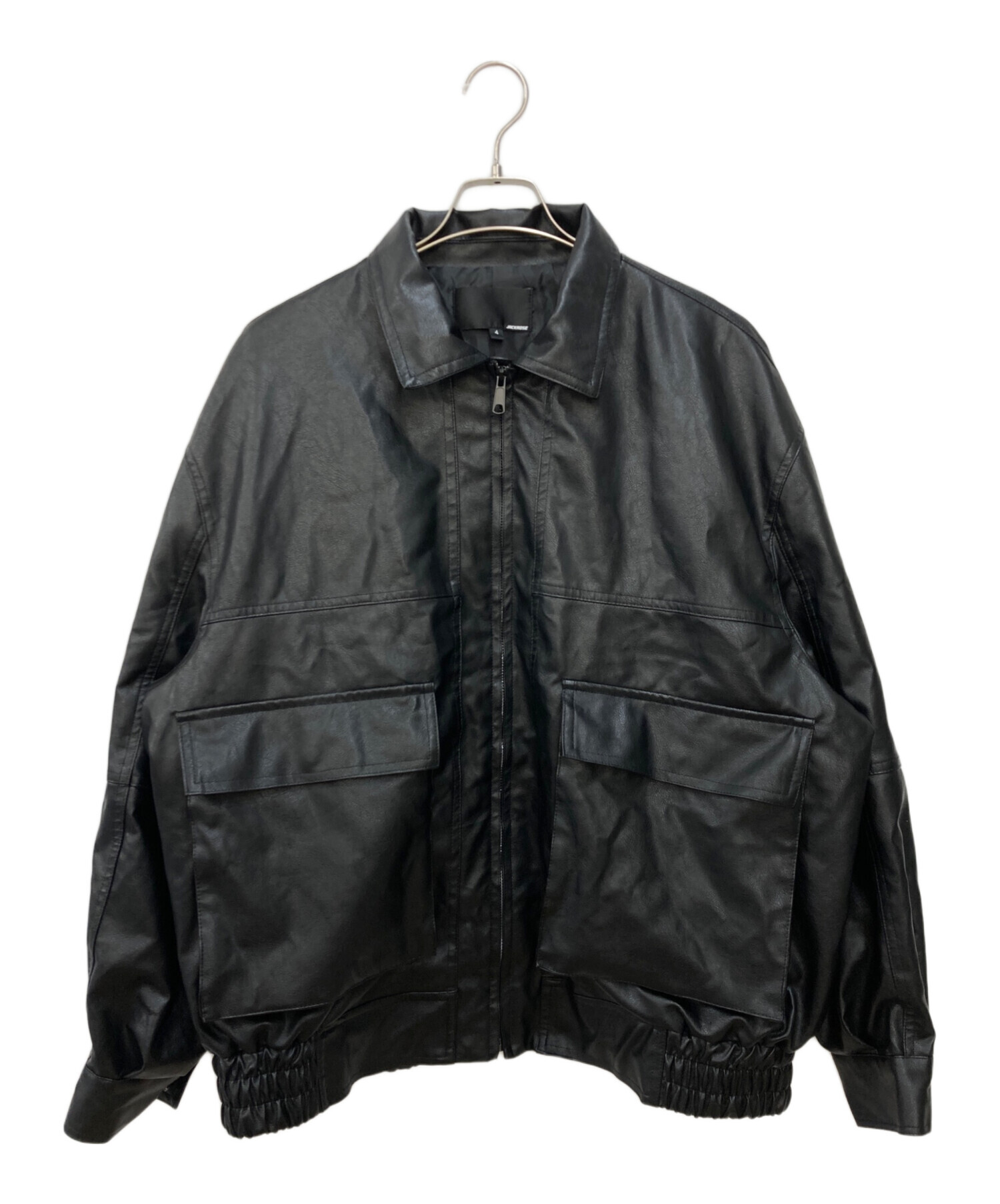 中古・古着通販】JACKROSE (ジャックローズ) フェイクレザージャケット