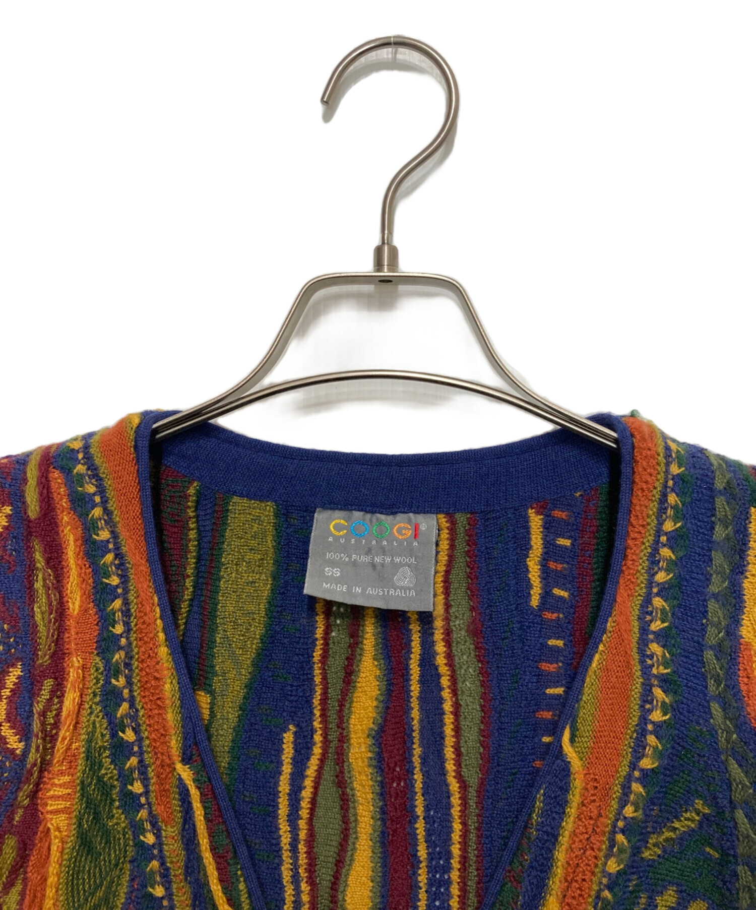 中古・古着通販】Coogi (クージー) 3Dニットベスト マルチカラー