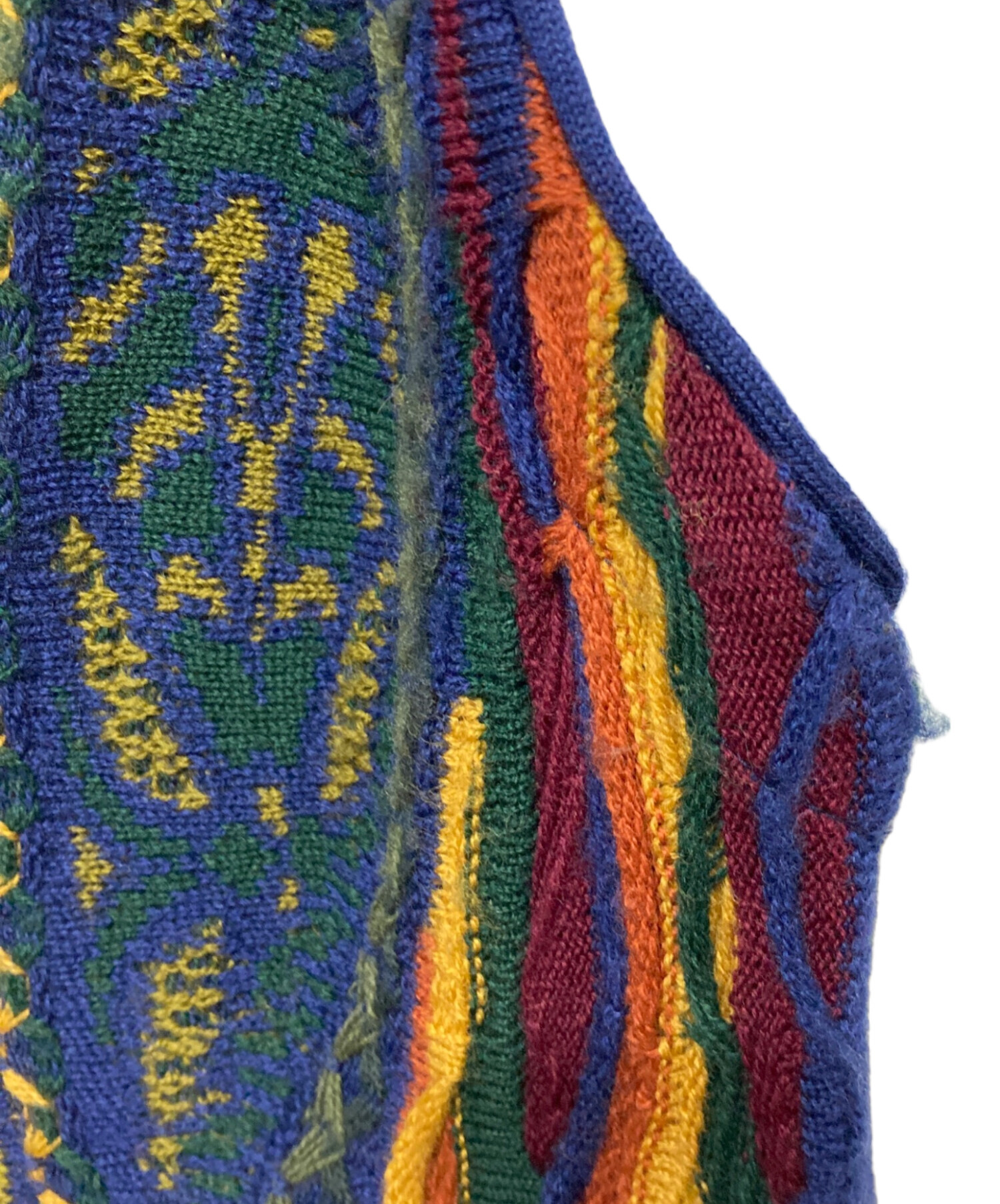 中古・古着通販】Coogi (クージー) 3Dニットベスト マルチカラー
