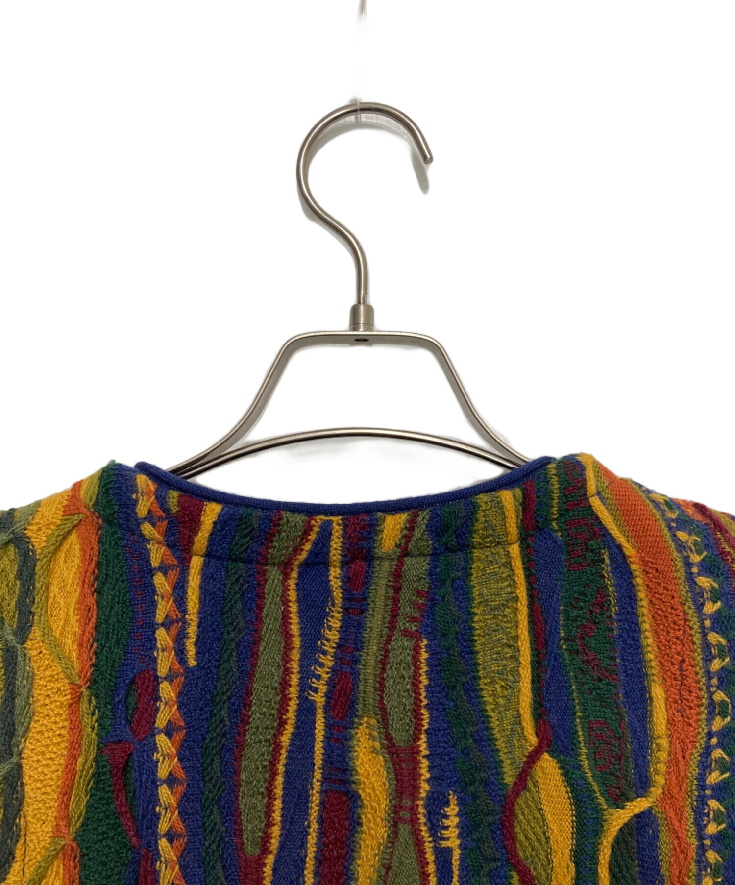 中古・古着通販】Coogi (クージー) 3Dニットベスト マルチカラー