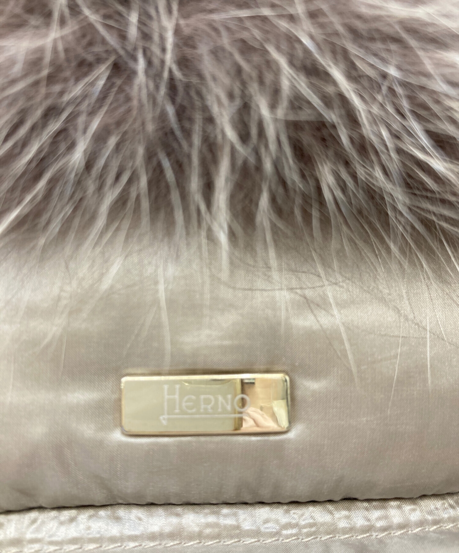 中古・古着通販】HERNO (ヘルノ) ホワイトフォックスファーダウン