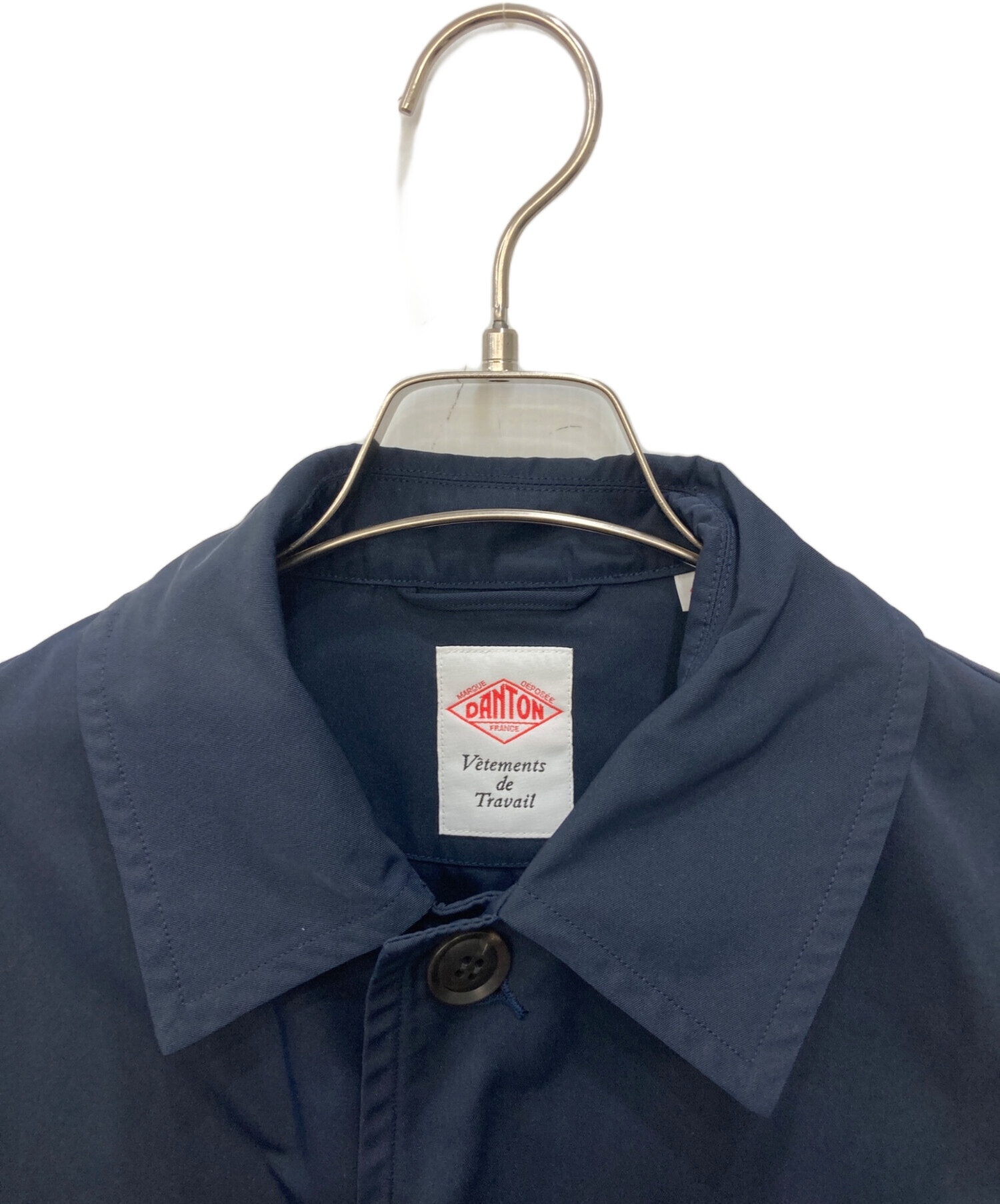 中古・古着通販】DANTON (ダントン) ステンカラーコート ネイビー