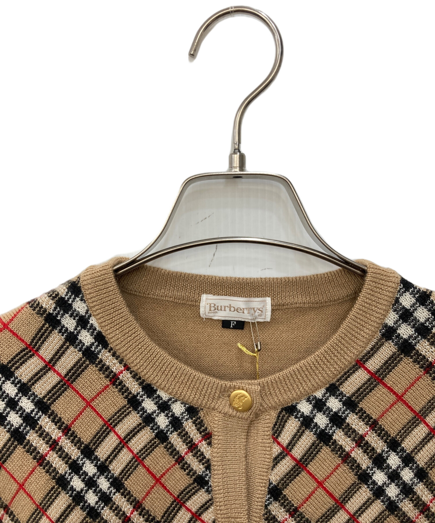 中古・古着通販】Burberry's (バーバリーズ) 金釦ノバチェックカシミヤ