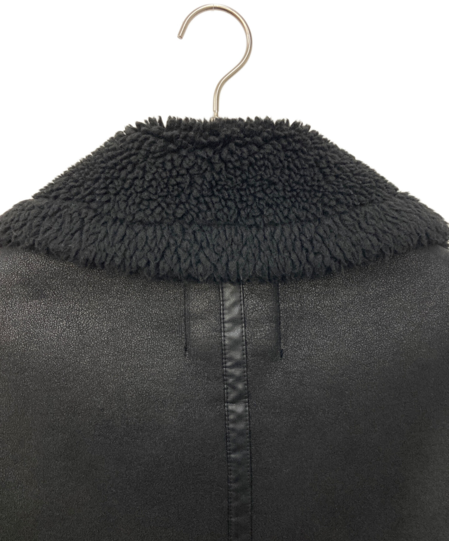 中古・古着通販】ZARA (ザラ) ダブルフェイスライダース ブラック