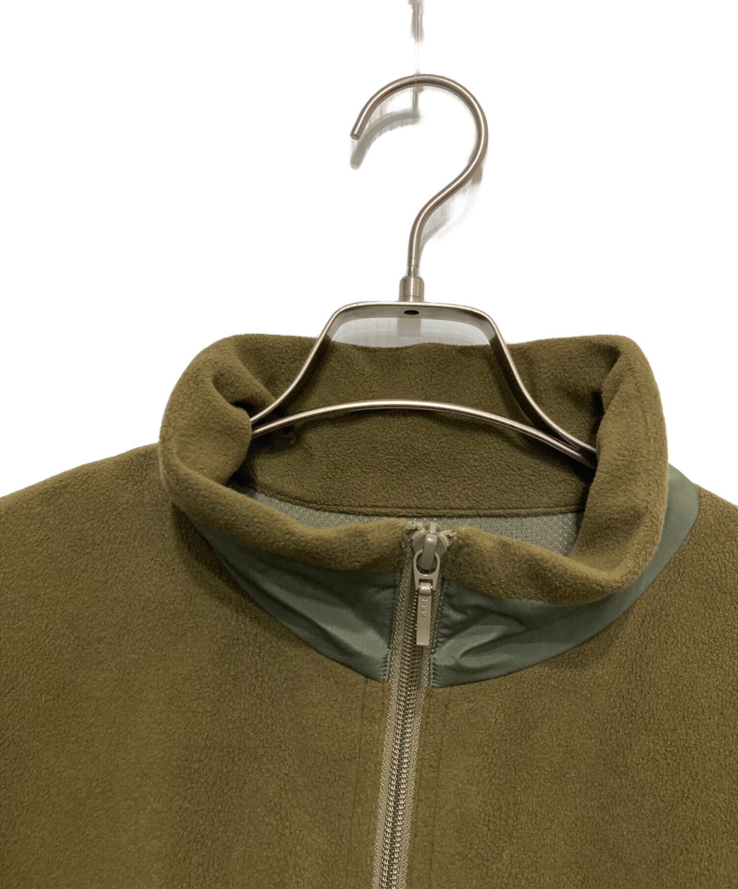 中古・古着通販】AMERI (アメリ) FLEECE BONDING ZIP BLOUSON グリーン