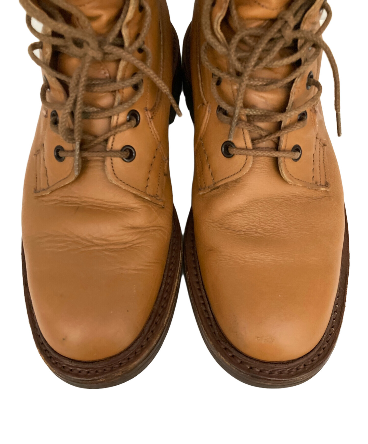 トリッカーズ ブラウン　サイズ8 中古・古着通販】Tricker's (トリッカーズ) レースアップブーツ