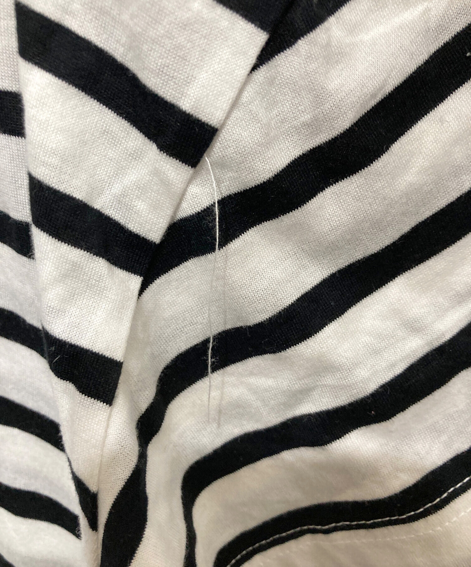 中古・古着通販】BEARDSLEY (ビアズリー) サイドボタンボーダーT