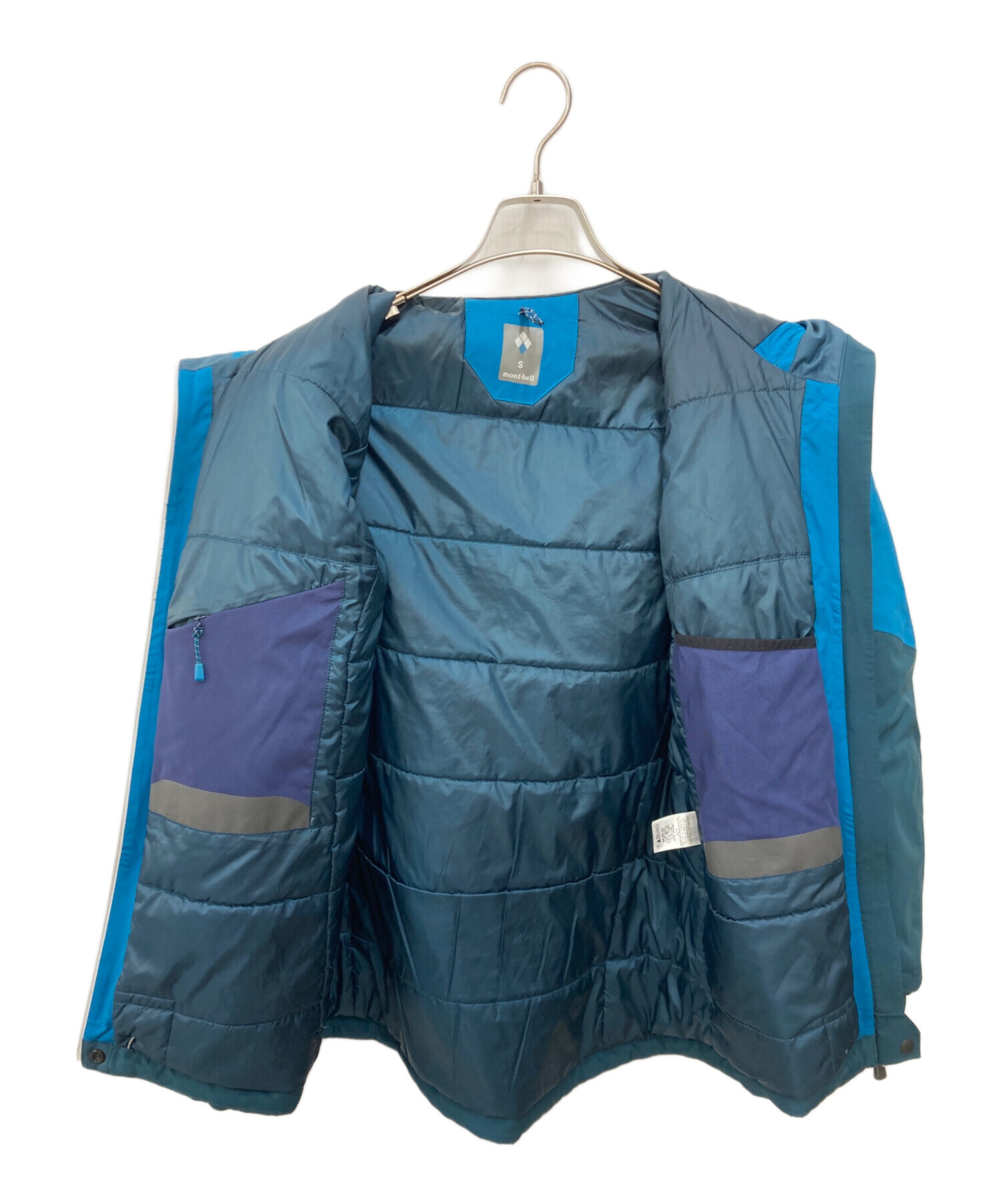 中古・古着通販】mont-bell (モンベル) パウダーホップパーカ ブルー