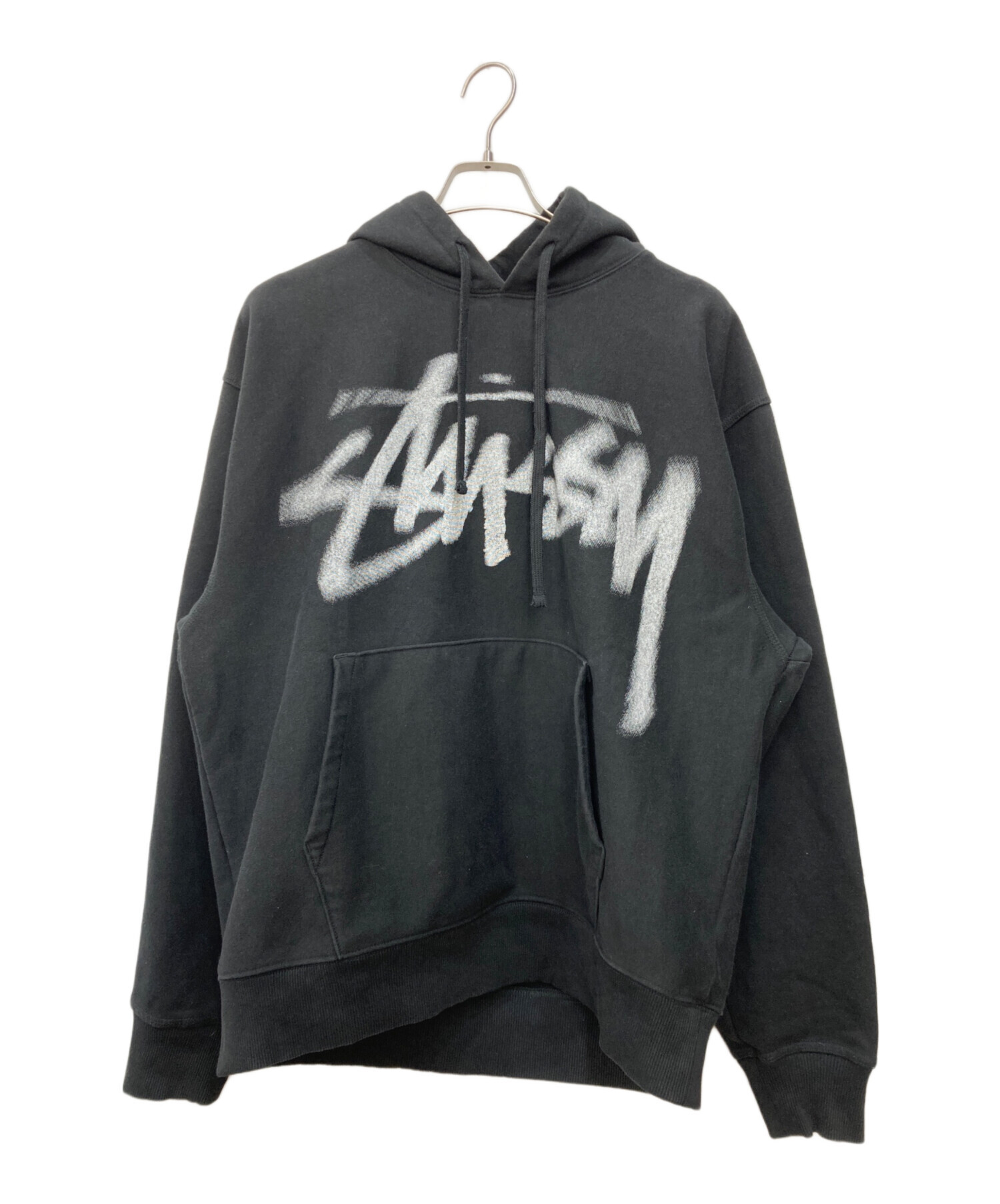 中古・古着通販】stussy (ステューシー) DIZZY STOCK HOODIE ブラック
