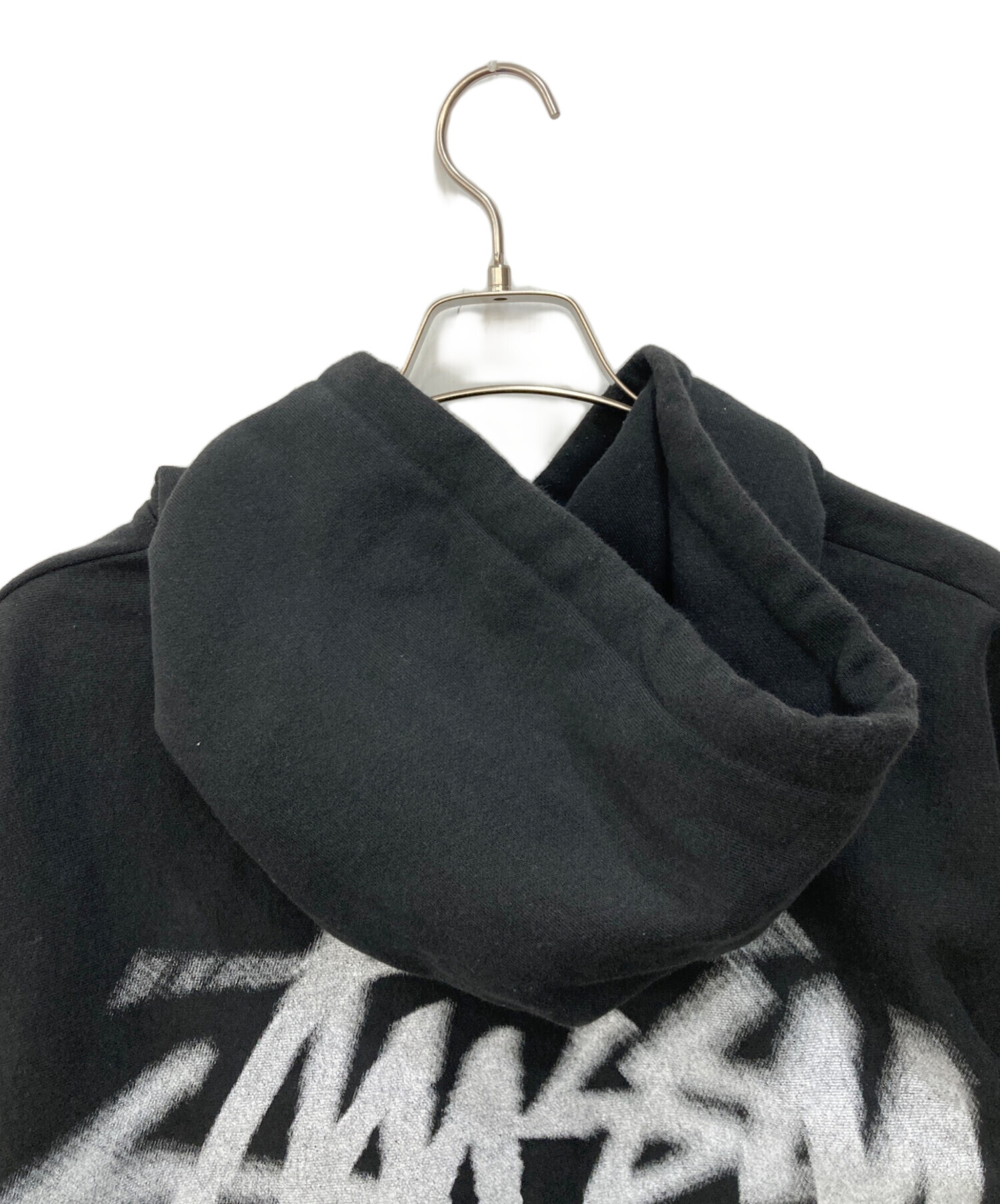 中古・古着通販】stussy (ステューシー) DIZZY STOCK HOODIE ブラック