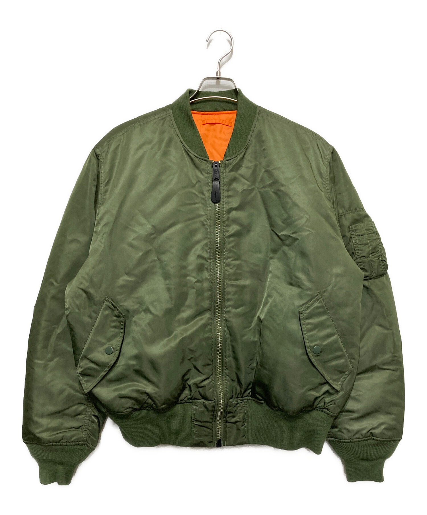 中古・古着通販】ALPHA (アルファ) MA-1 CORE SPEC JACKET グリーン