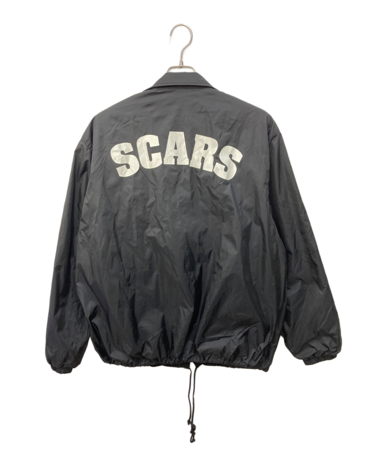 SCARS ナイロンジャケット ブラック XL コーチジャケット　レア 中古・古着通販】United Sports HEAD LINE (ユナイテッド・スポーツ