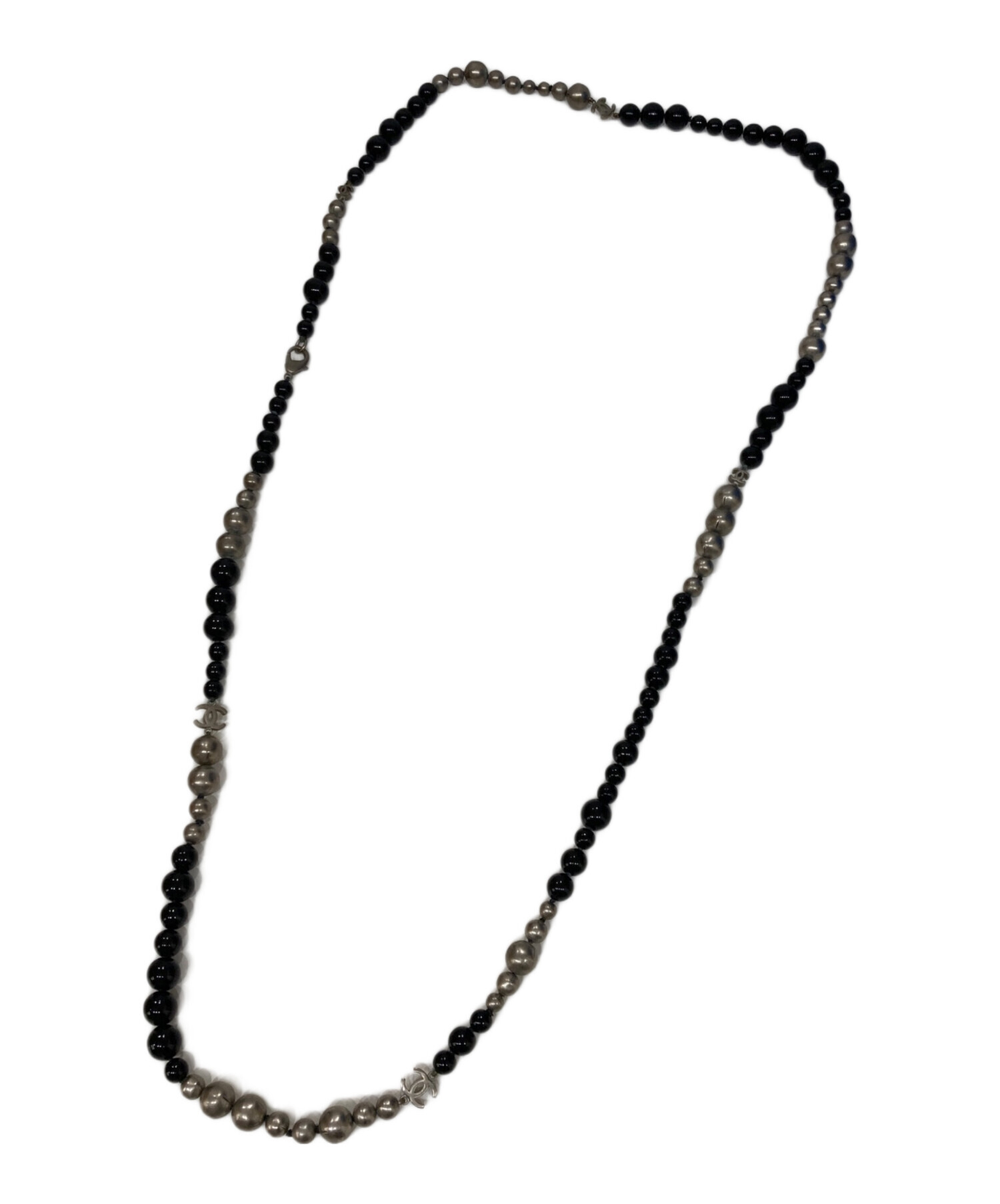 中古・古着通販】CHANEL (シャネル) ココマークロングボールネックレス 