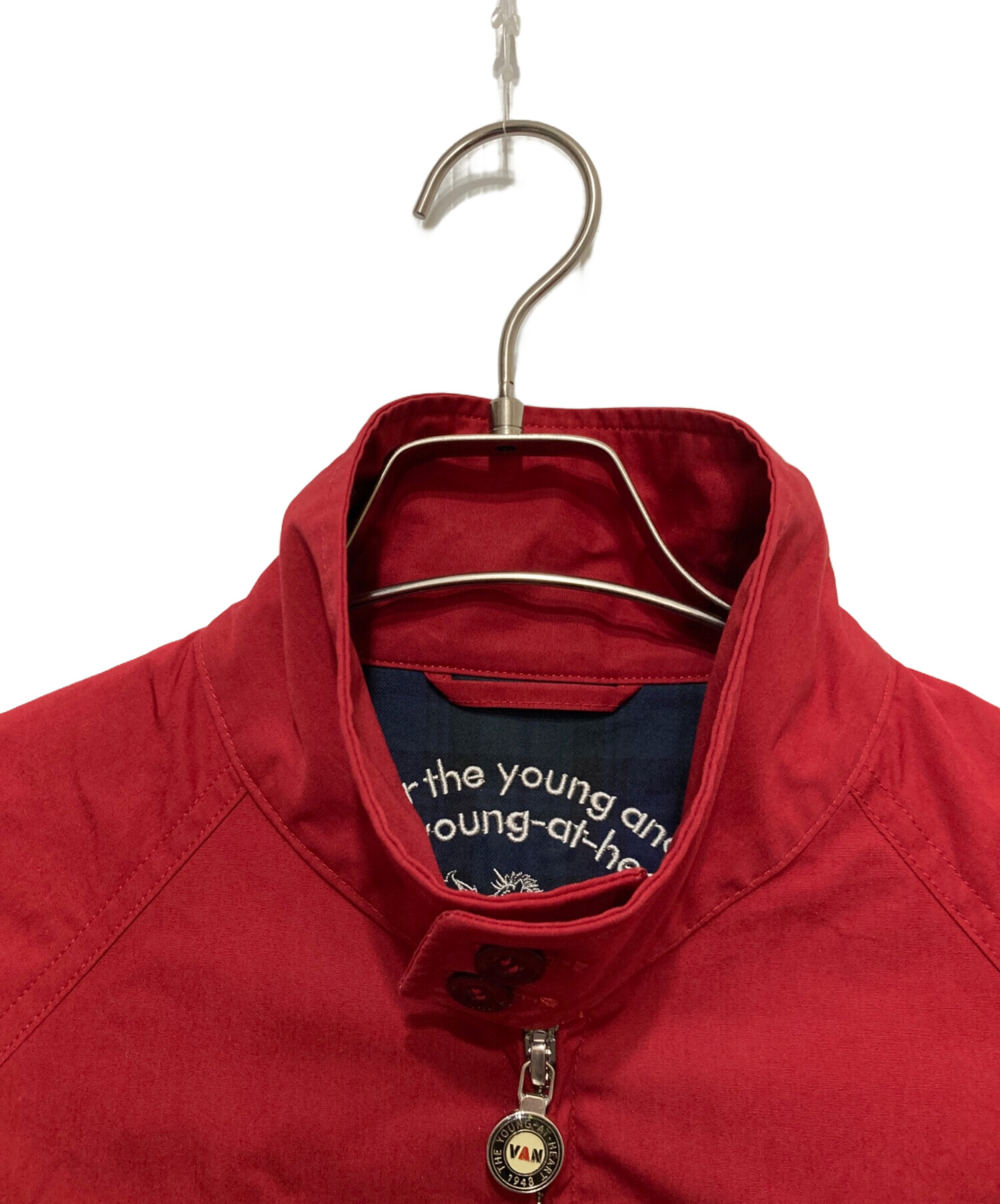 中古・古着通販】VAN (ヴァン) バックプリーツスウィングトップ レッド