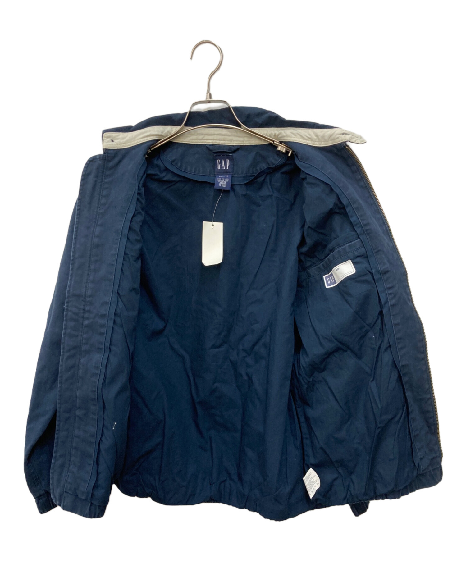 古着通販 GAP スイングトップ ジャケット ギャップ ネイビー メンズ L 