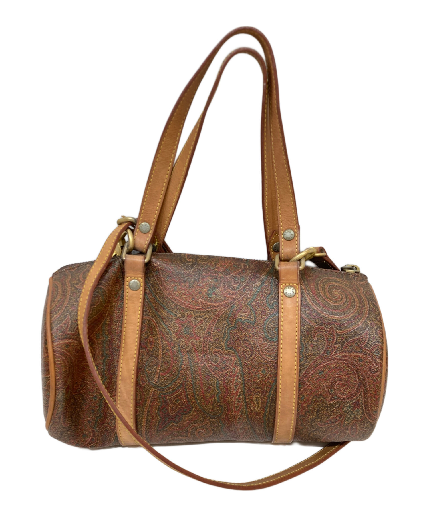 中古・古着通販】ETRO (エトロ) ペイズリー柄ミニボストンバッグ 