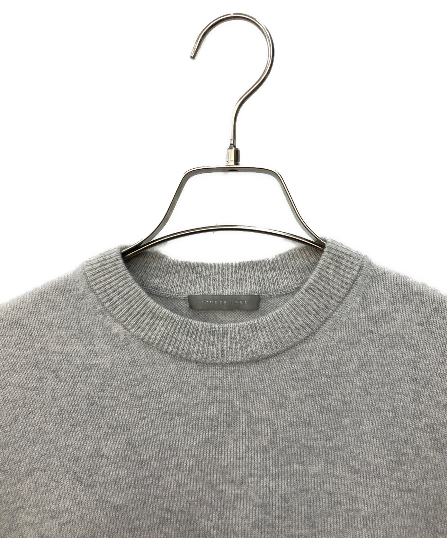 theory luxe ワンピース　ニット　グレージュ　セオリー　リュクス 中古・古着通販】theory luxe (セオリーリュクス) ハイネックニット