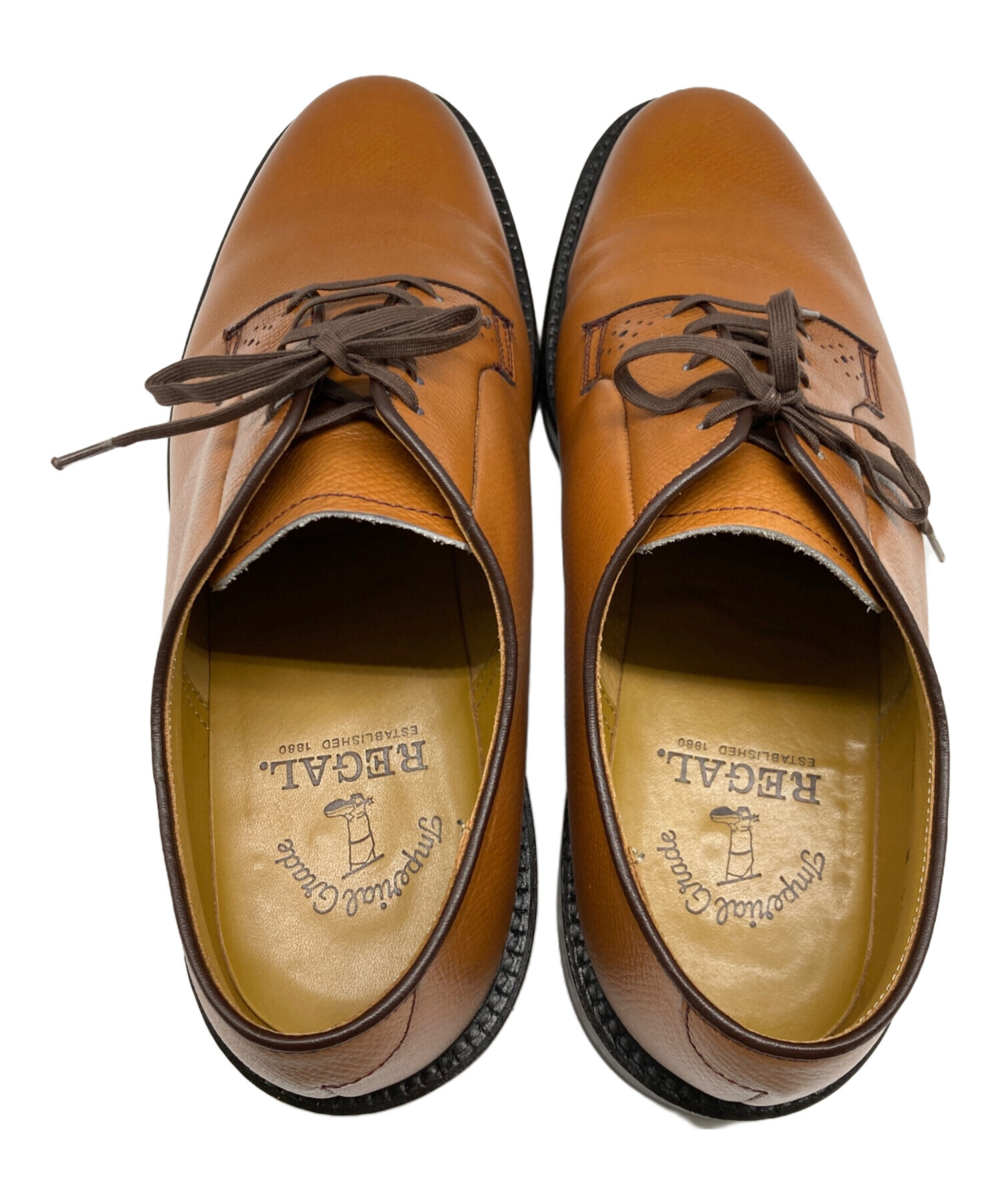 中古・古着通販】REGAL (リーガル) グレインレザー外羽根レザー