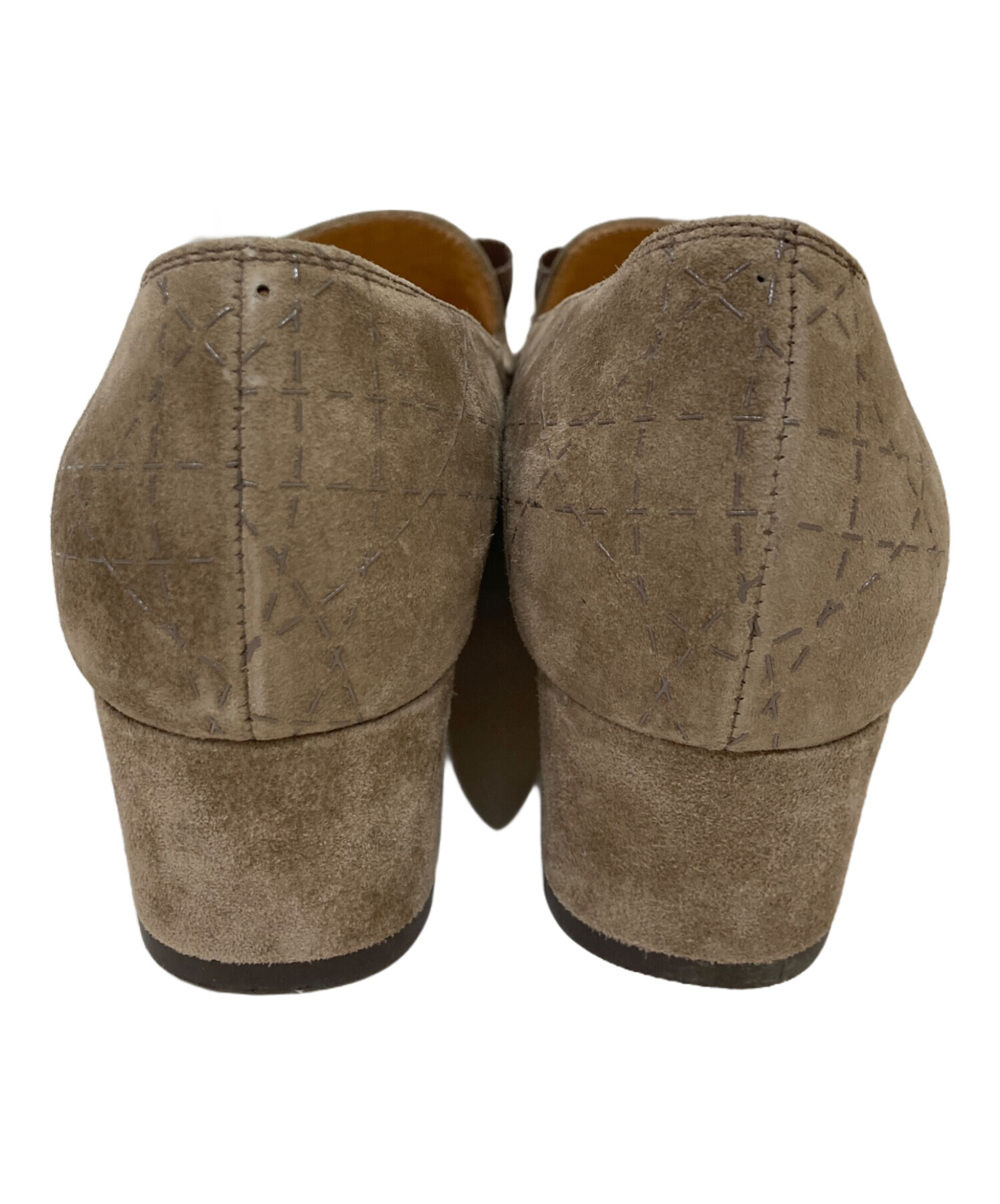 【中古】ランバン LANVIN パンプス ハイヒール レザー 38.5 茶色 ブラウン /SR ■GY57 レディース 中古・古着通販】LANVIN COLLECTION (ランバンコレクション) リボン