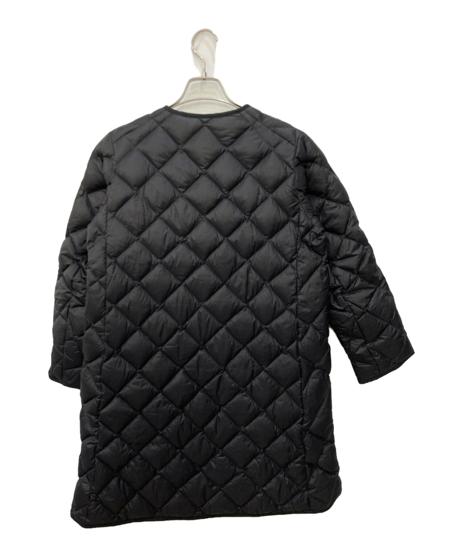 ジムフレックス、ダウンフェザーキルティングコートサイズ12(M) 黒　美品 中古・古着通販】Gymphlex (ジムフレックス) キルティングダウンコート