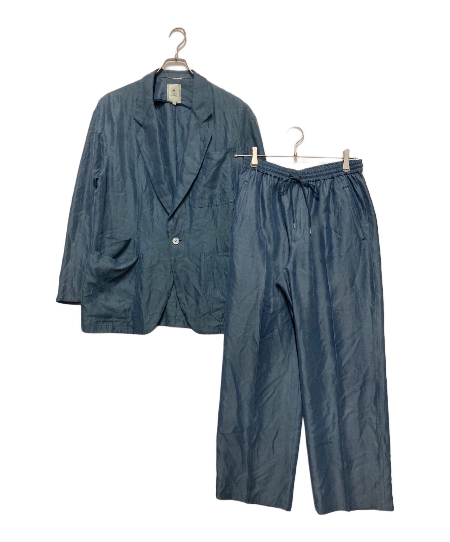 中古・古着通販】MANDO (マンドー) シルク混製品染めセットアップ
