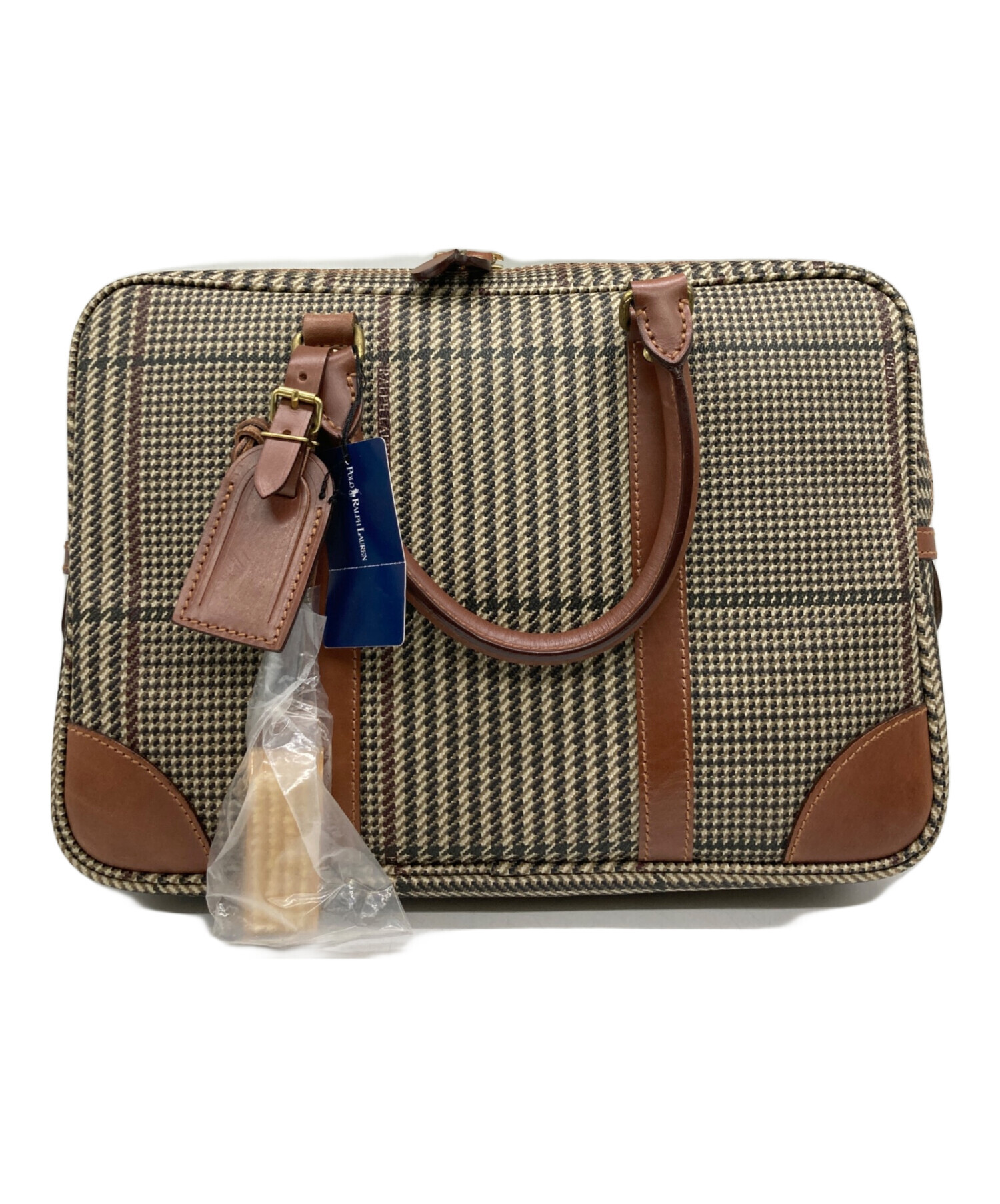 LAUREN ビジネスバッグ ブラウンレザー 中古・古着通販】POLO RALPH LAUREN (ポロ・ラルフローレン) ビジネス