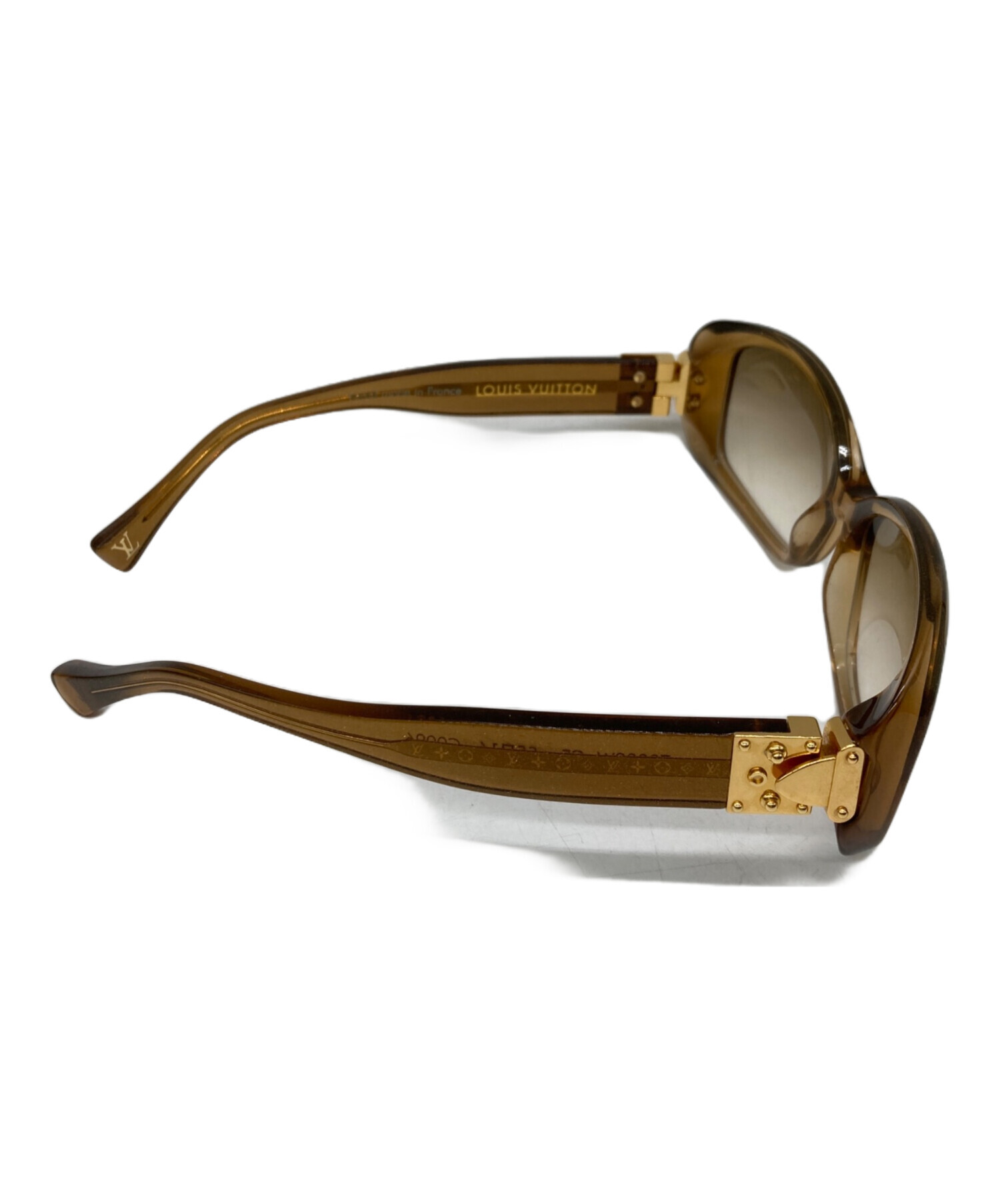 Louis Vuitton アビエーターサングラス ゴールド 中古・古着通販】LOUIS VUITTON (ルイ ヴィトン) サングラス ゴールド