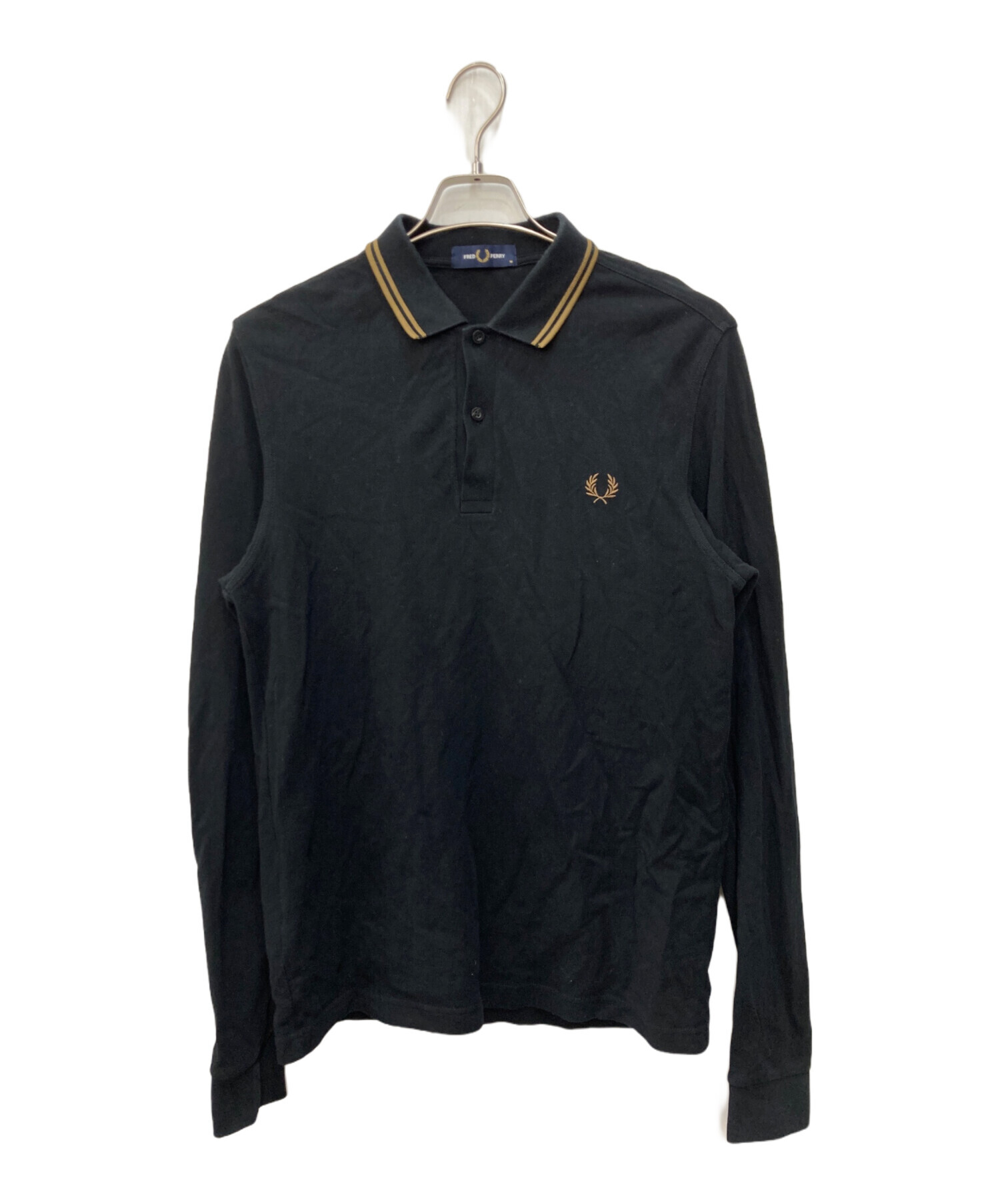中古・古着通販】FRED PERRY (フレッドペリー) ポロシャツ ブラック