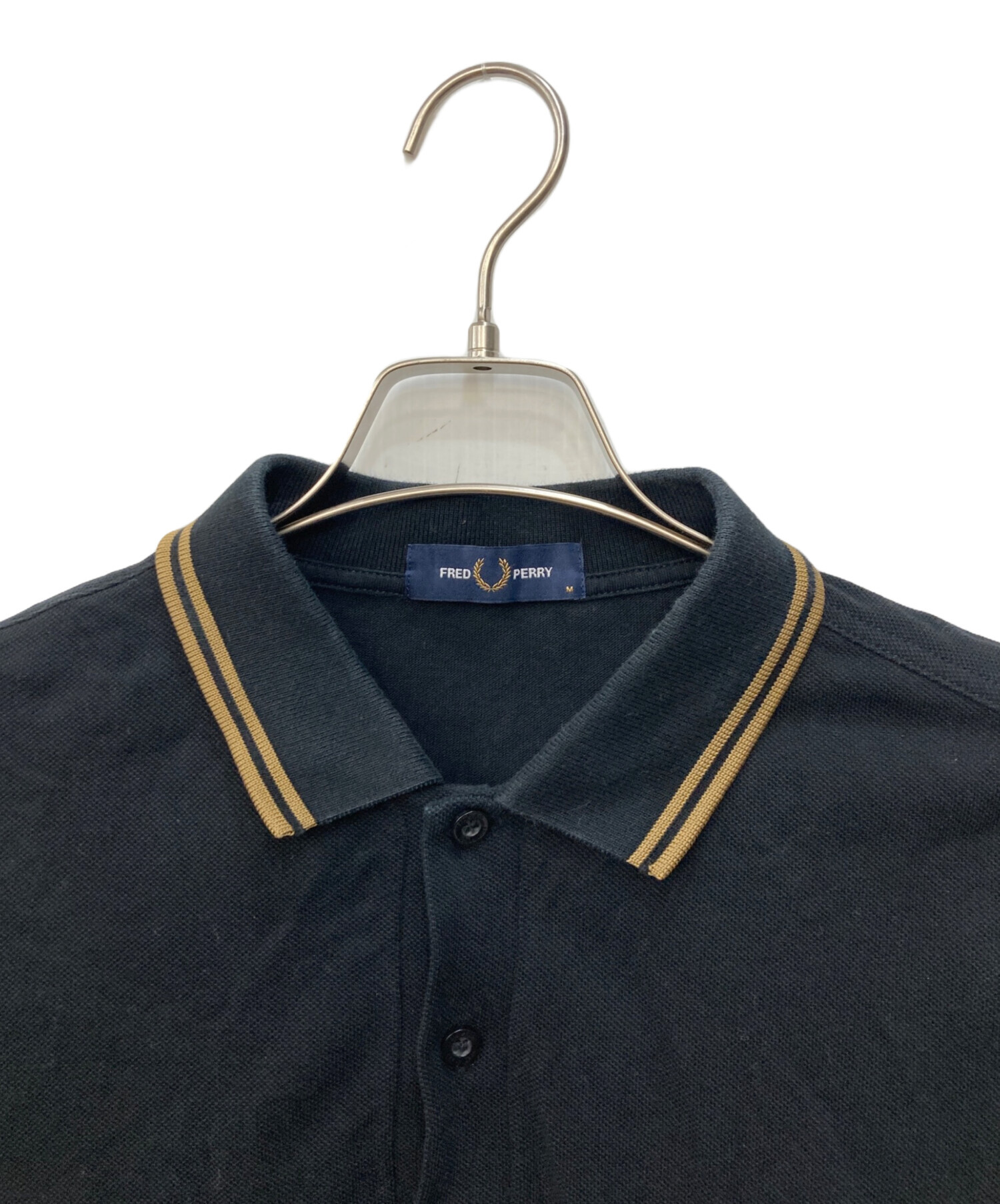 中古・古着通販】FRED PERRY (フレッドペリー) ポロシャツ ブラック
