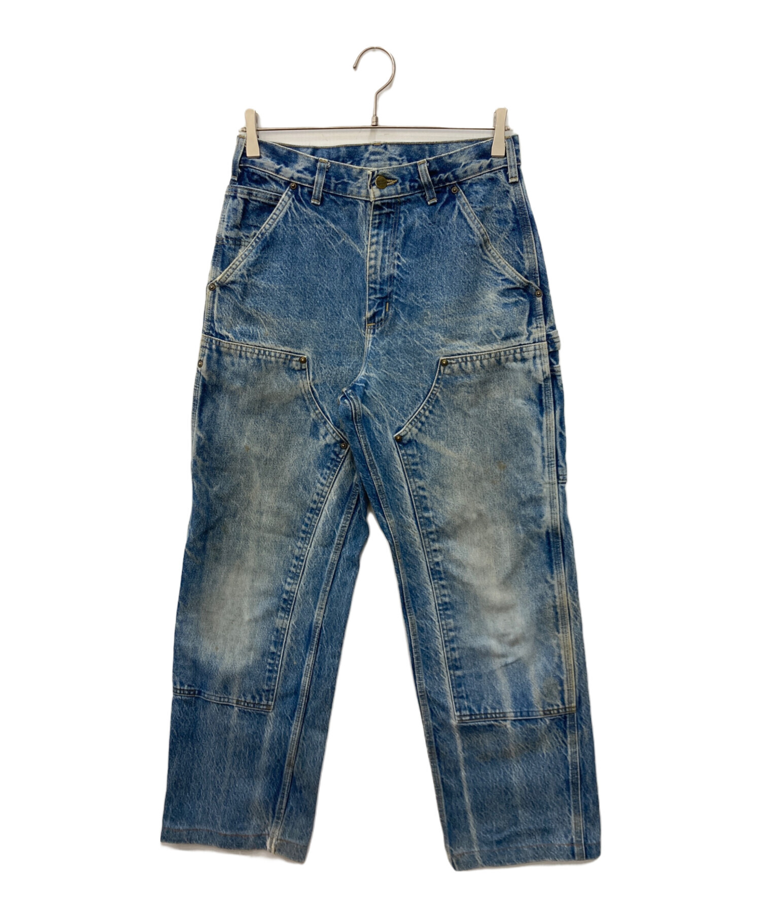 Carhartt デニム ダブルニー ペインターパンツ B73DST 32x30 中古・古着通販】CarHartt (カーハート) ダブルニーペインターパンツ