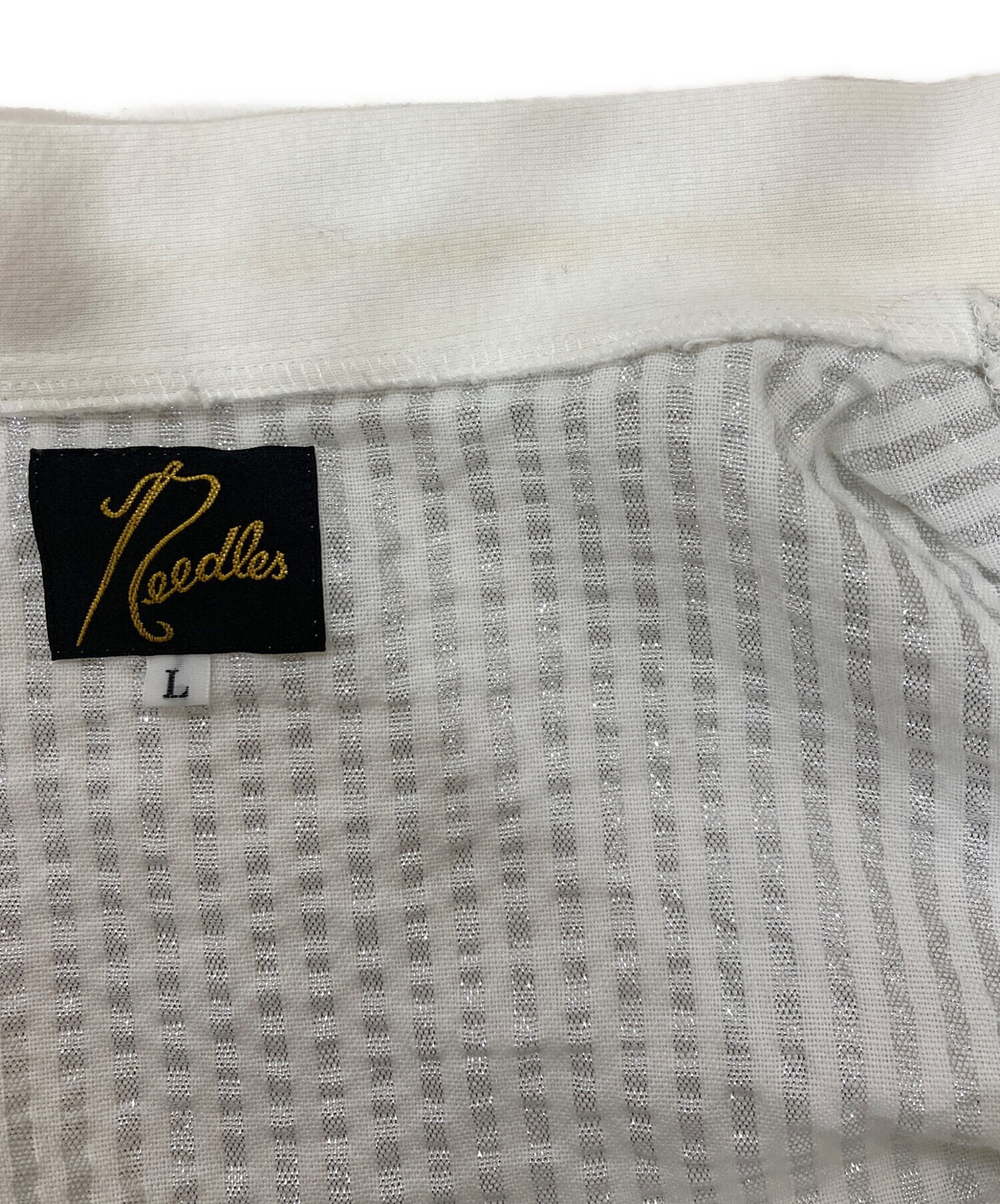 中古・古着通販】Needles (ニードルズ) ジップアップブルゾン ホワイト