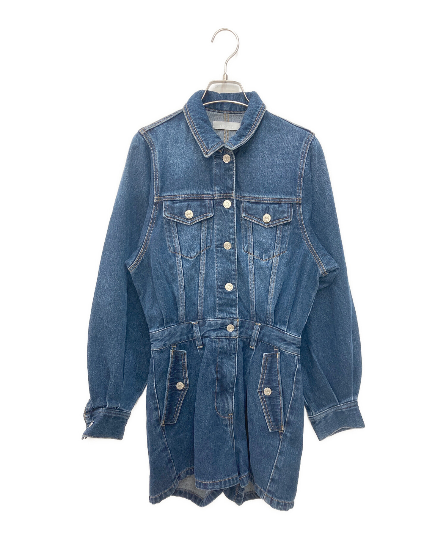 moussy DENIM SHORT ジャンプスーツ デニムショートジャンプスーツ MOUSSY（マウジー）の「DENIM SHORT