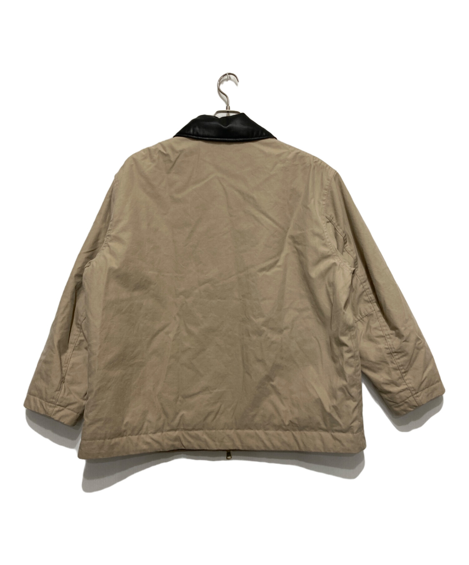 中古・古着通販】CALUX (キャラクス) ZIP UP ジャケット ベージュ 
