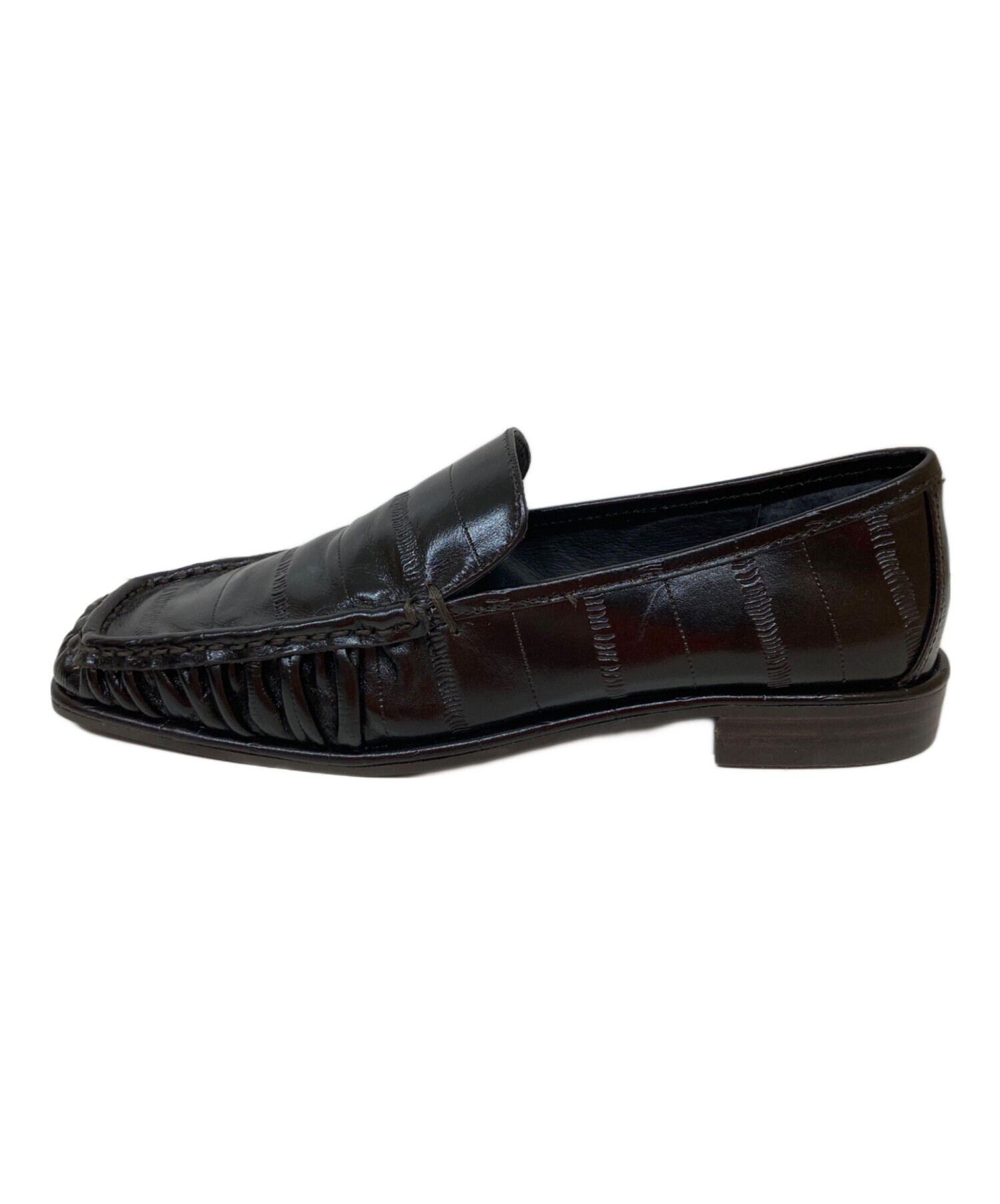 中古・古着通販】TODAYFUL (トゥデイフル) Squaretoe Gather Loafers