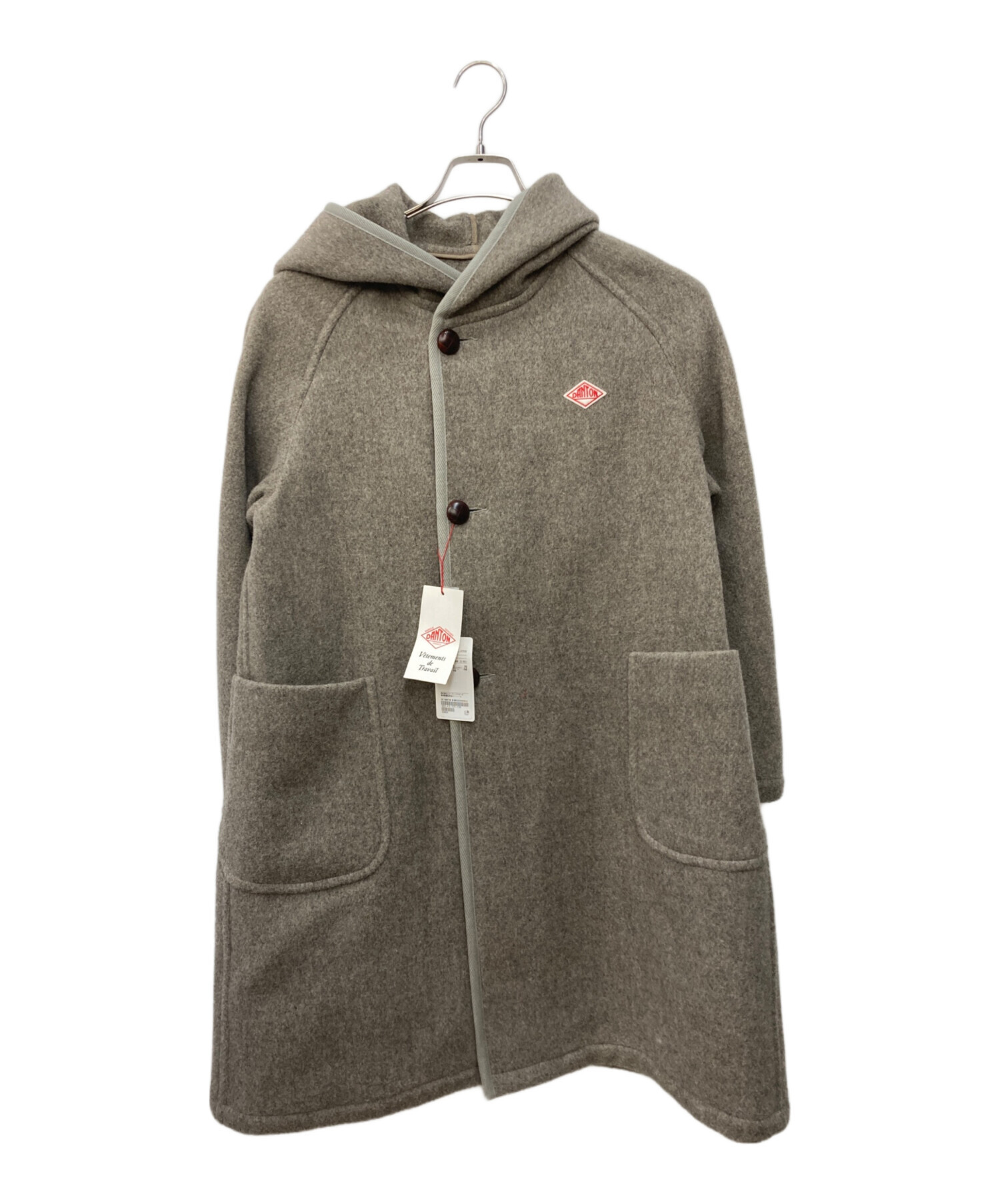 中古・古着通販】DANTON (ダントン) ウールモッサコート ブラウン