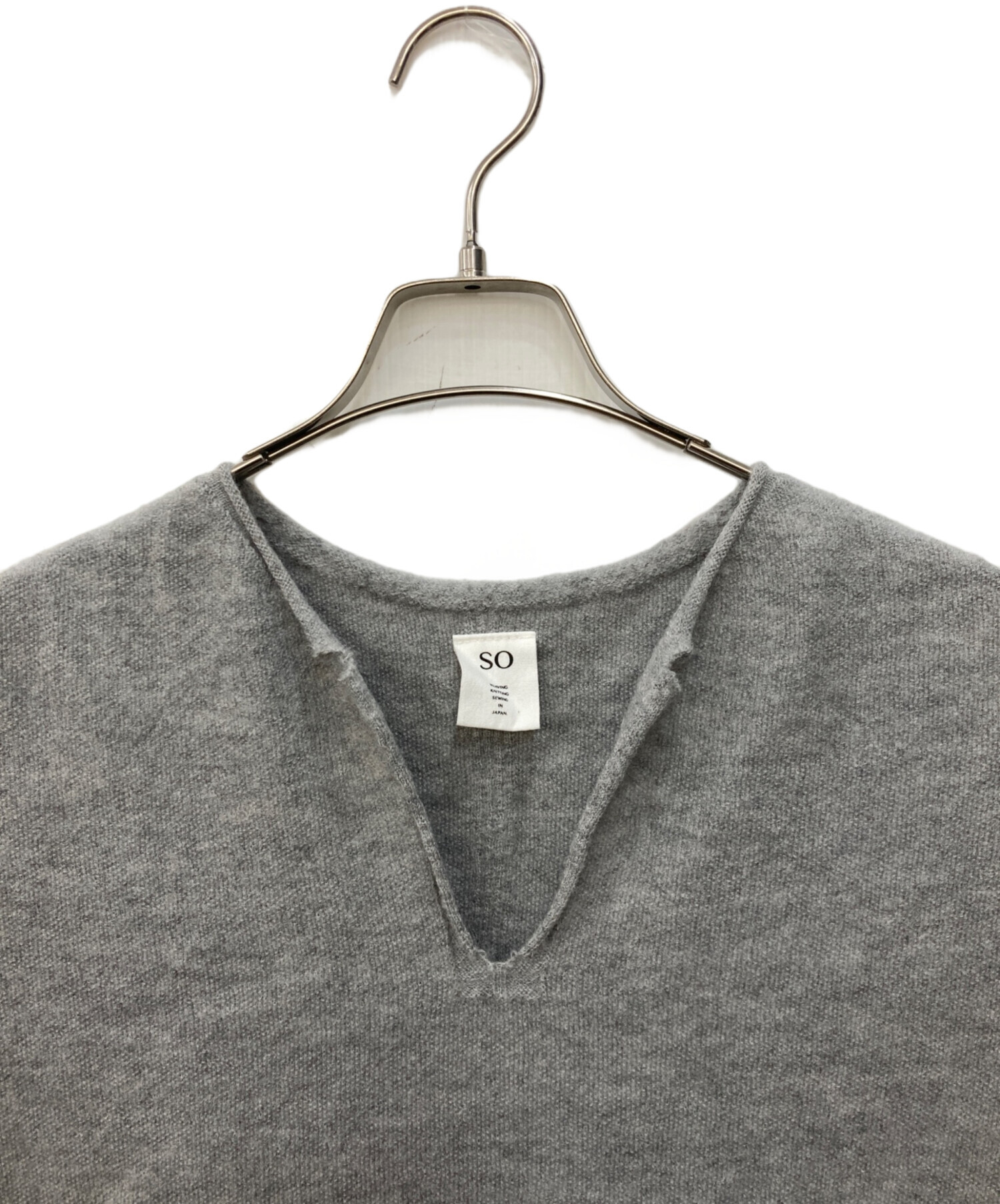 中古・古着通販】mizuiro-ind (ミズイロインド) Vネックロングベスト