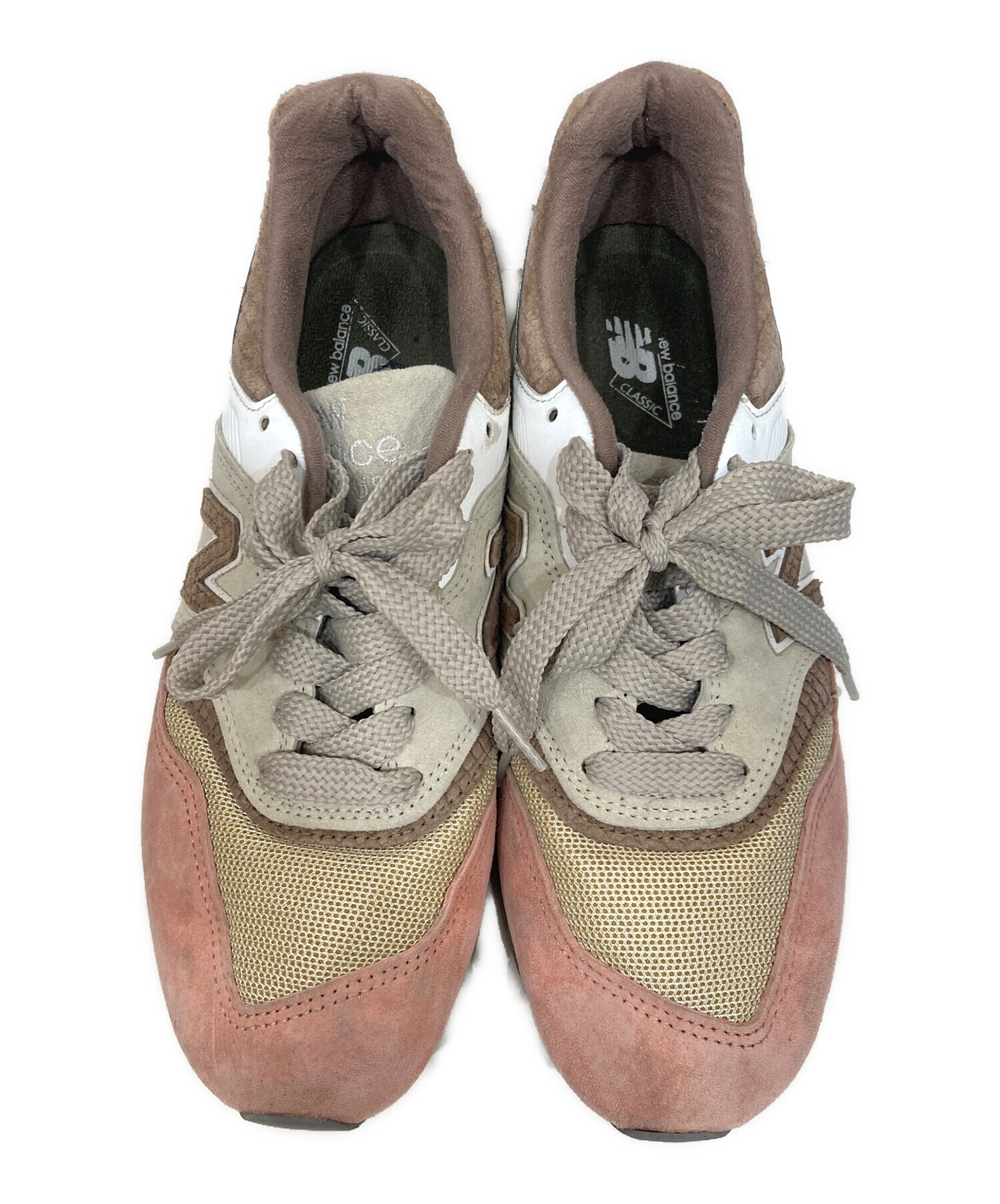 New Balance ニューバランス スニーカー 28cm ピンクxベージュ 【古着】【中古】 中古・古着通販】NEW BALANCE (ニューバランス) スニーカー ピンク
