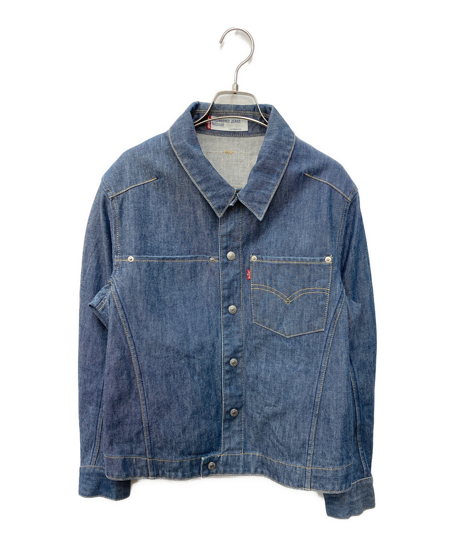 Levi's ENGINEERED JEANS デニムジャケット M 立体裁断 中古・古着通販】LEVI'S (リーバイス) 立体裁断デニムジャケット