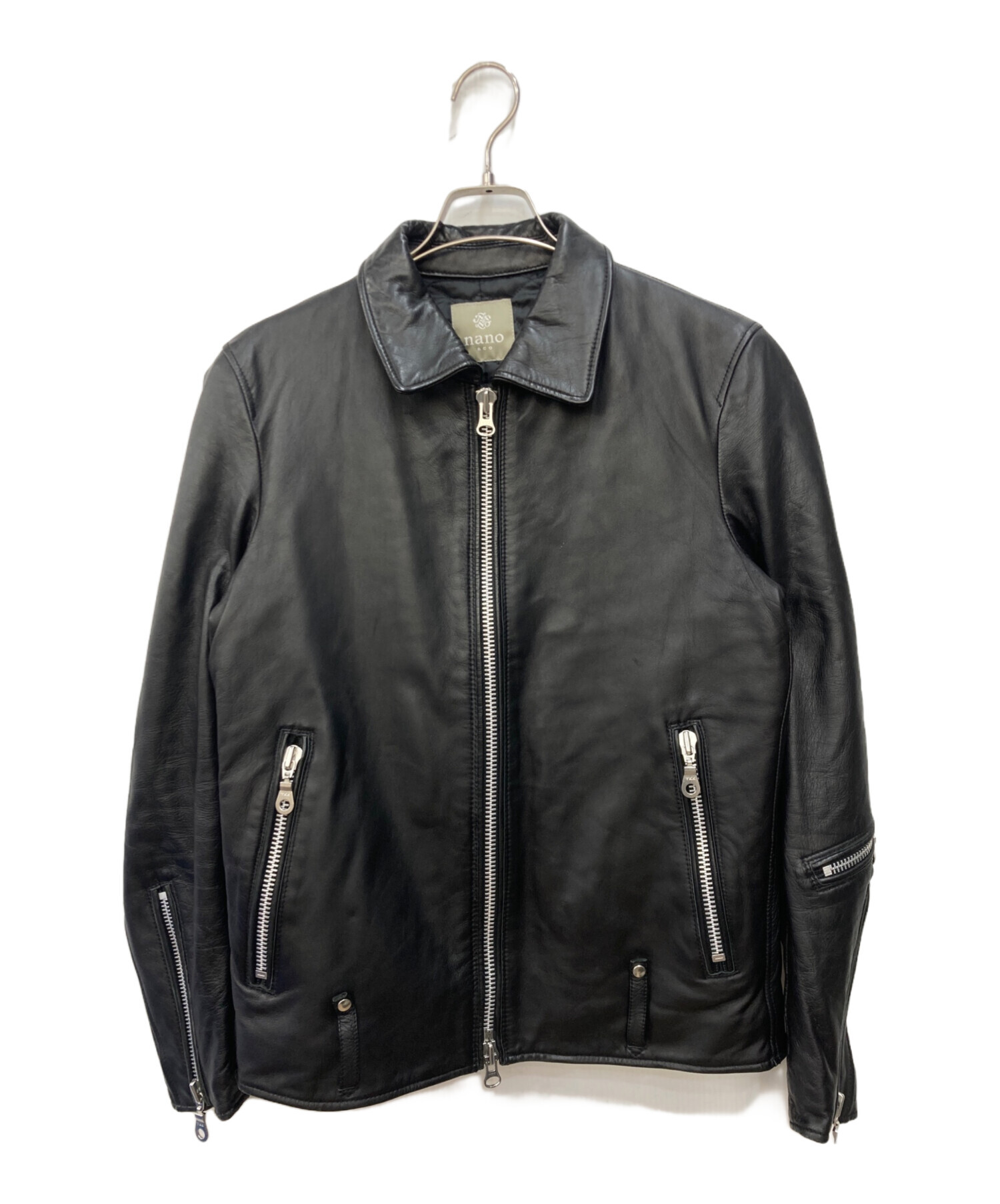 中古・古着通販】nano・universe (ナノ・ユニバース) ラムレザー
