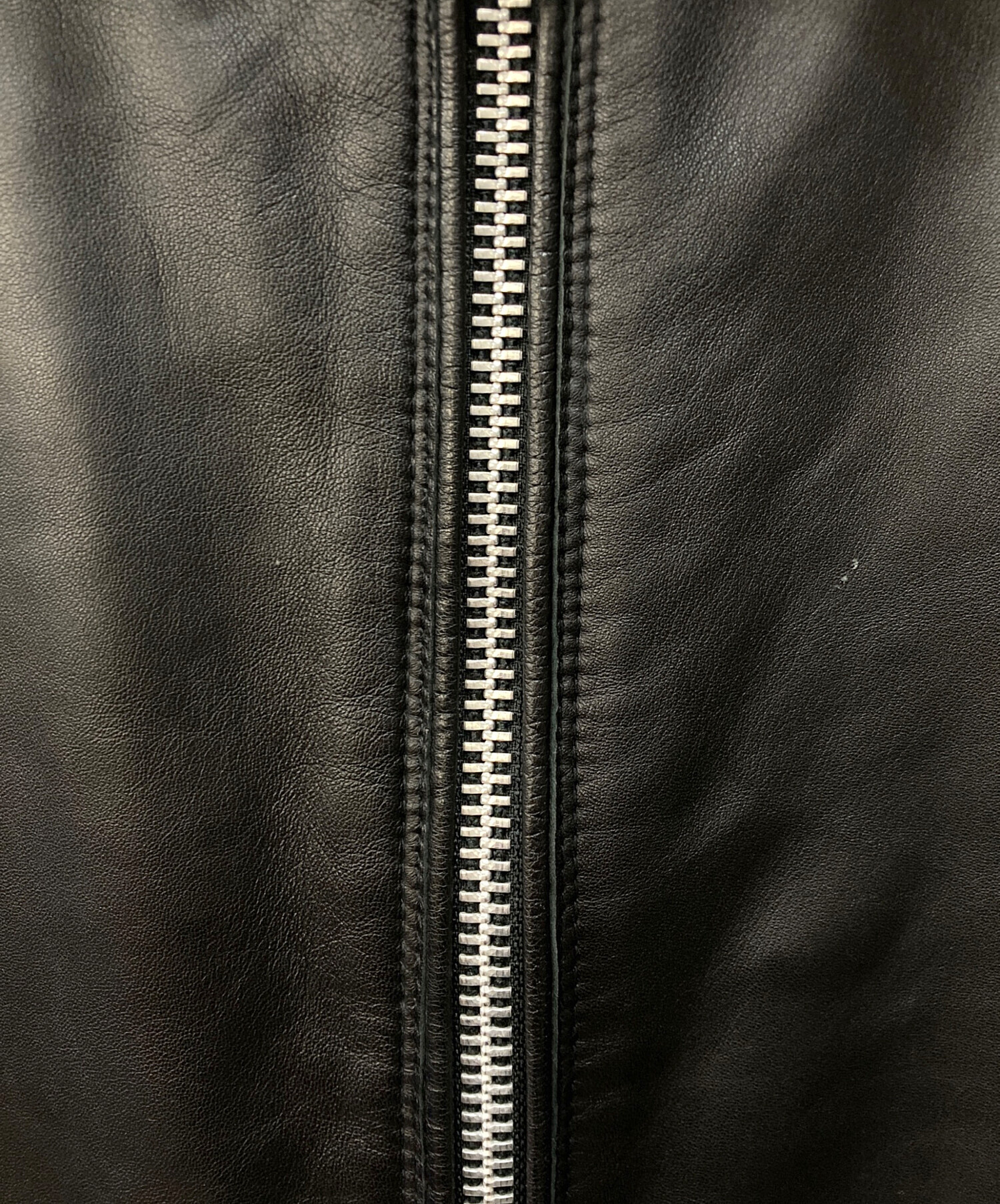 新品未使用タグ付き　ナノユニバース　ラムレザー　羊革　L 黒　ブラック ライトラムナッパシングルライダース | NANO universe（ナノ