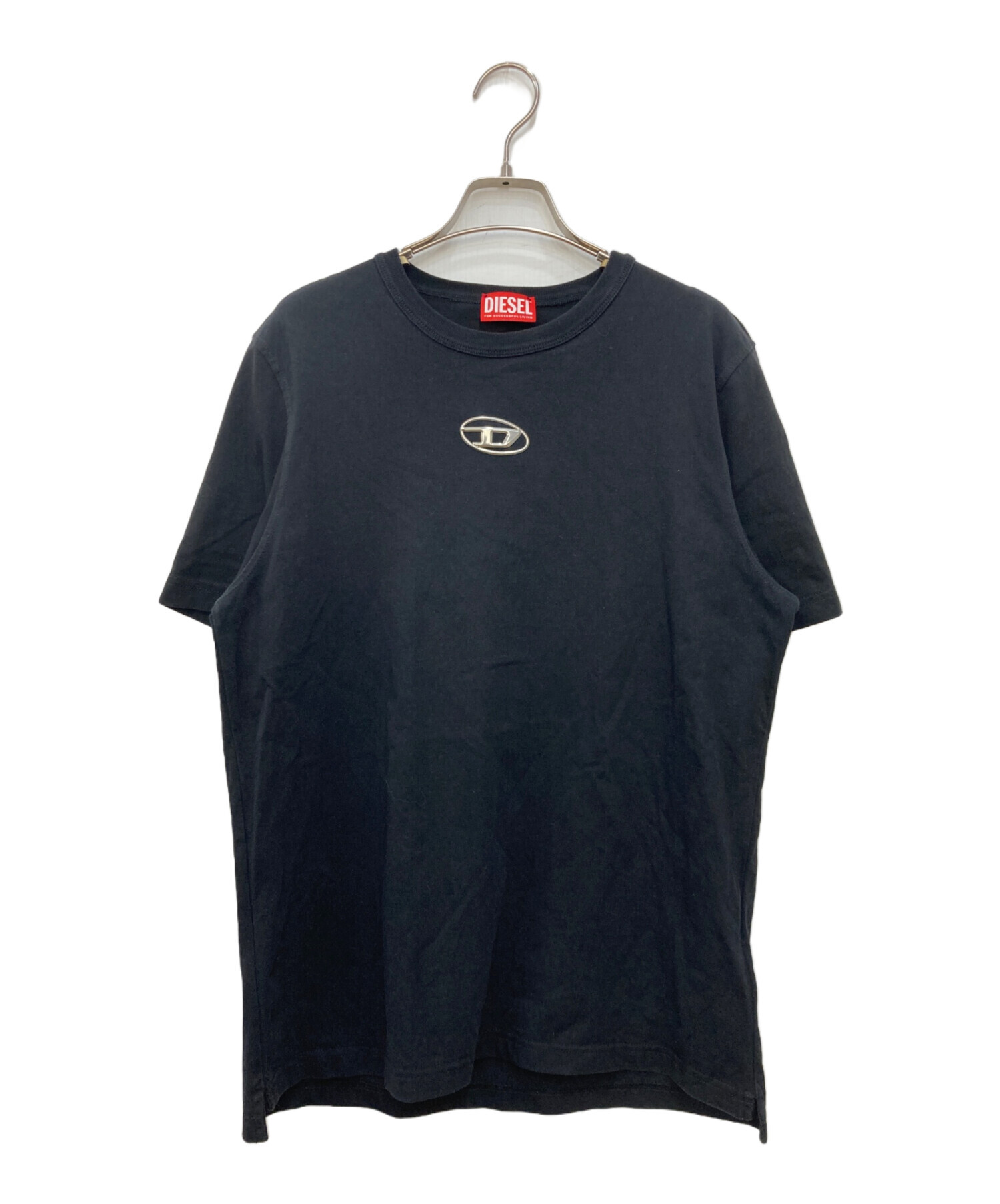 【最終値下げ】【美品】古着 DIESEL ディーゼル メンズTシャツ ブラック 中古・古着通販】DIESEL (ディーゼル) T-ADJUST-OD tシャツ ブラック