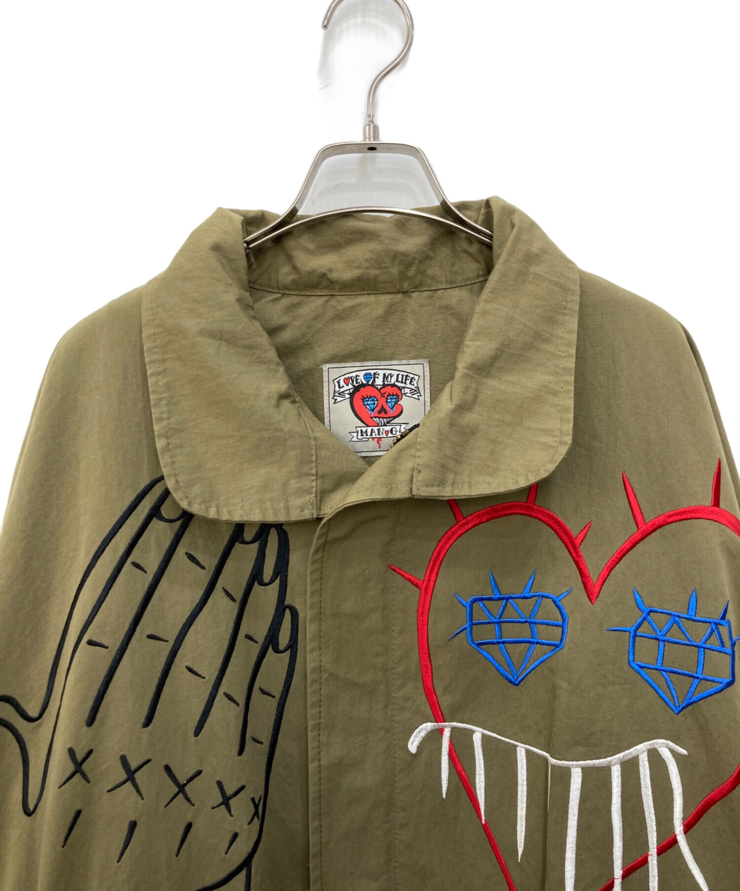 中古・古着通販】GRAPHISTE MAN.G (グラフィスト マンジー) 刺繍コート 