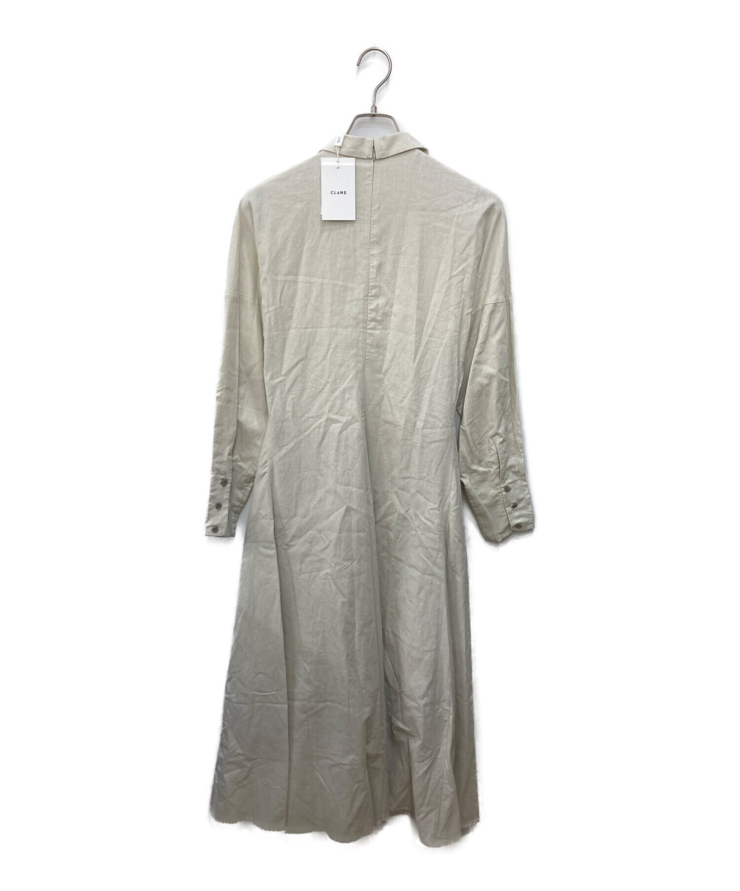 中古・古着通販】CLANE (クラネ) V NECK LADY SHIRT ONE PIECE
