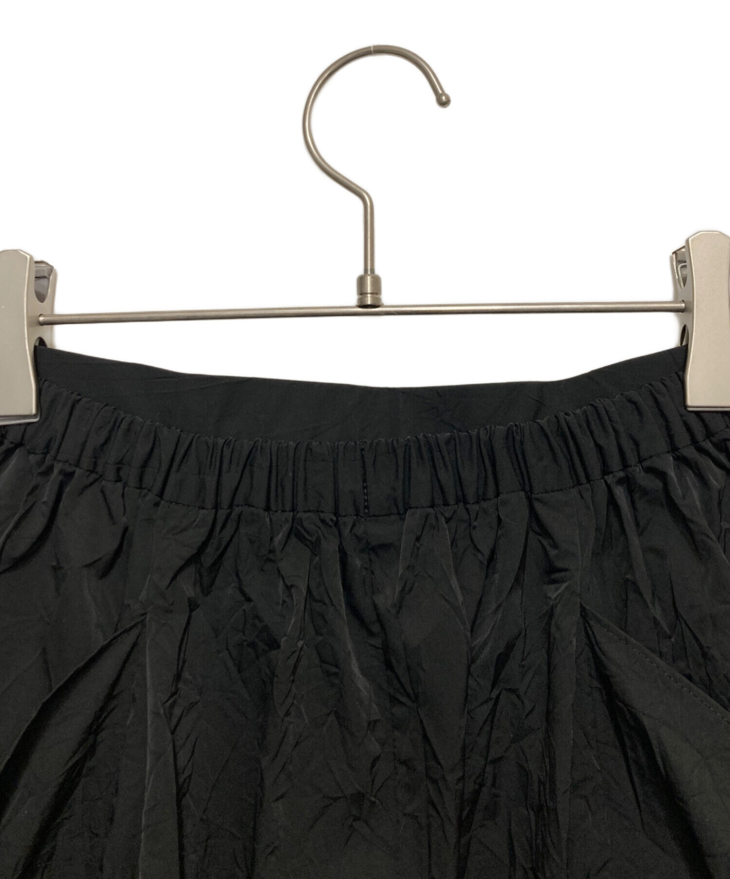 中古・古着通販】ENFOLD (エンフォルド) CURVE-PARTS SKIRT ブラック