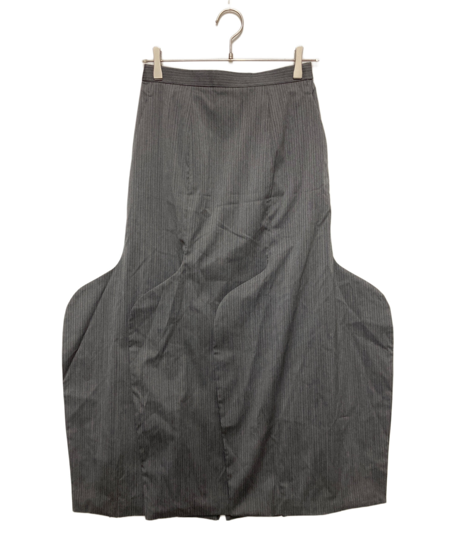 中古・古着通販】ENFOLD (エンフォルド) W/PEストライプ ペプラム