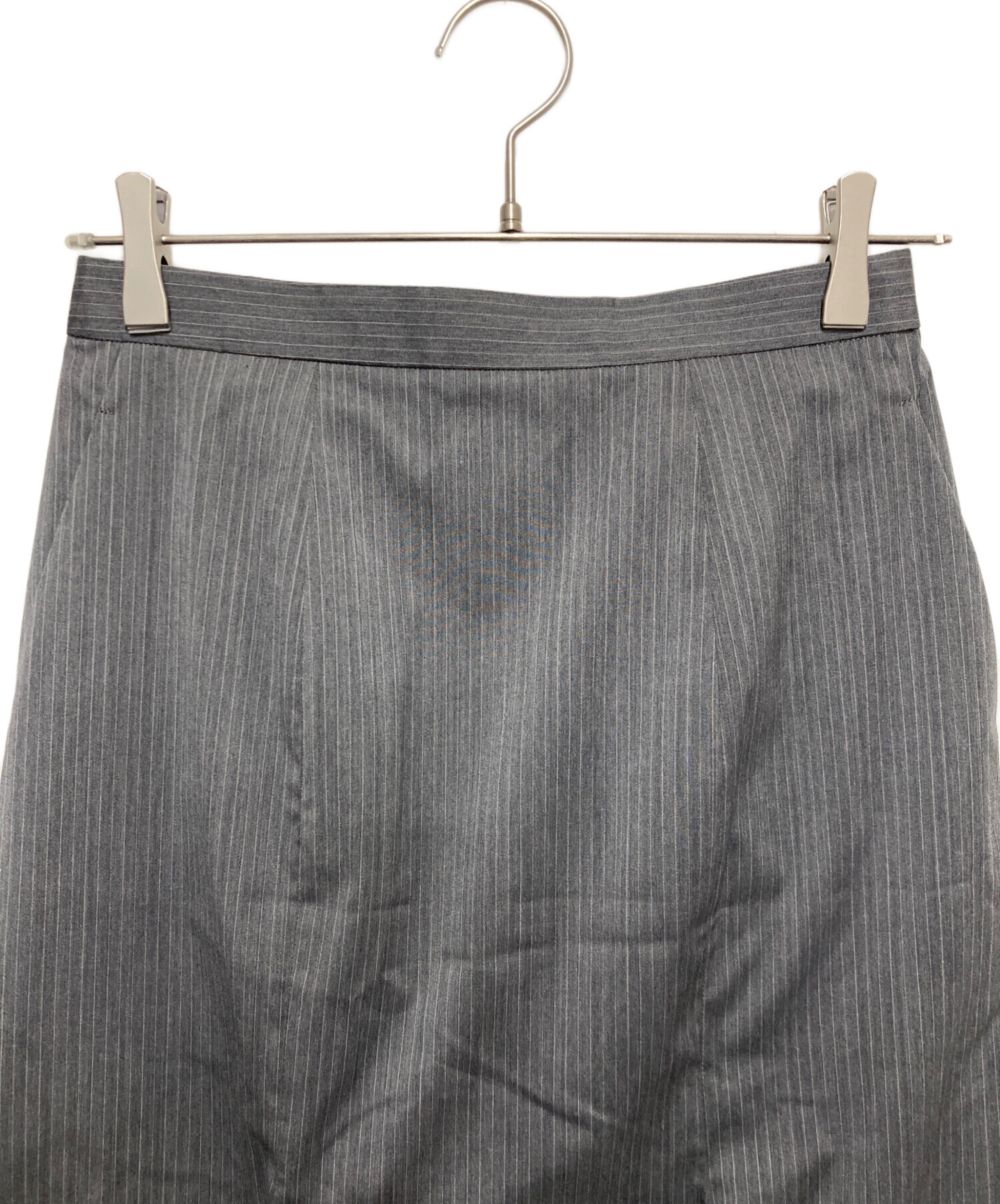 中古・古着通販】ENFOLD (エンフォルド) W/PEストライプ ペプラム