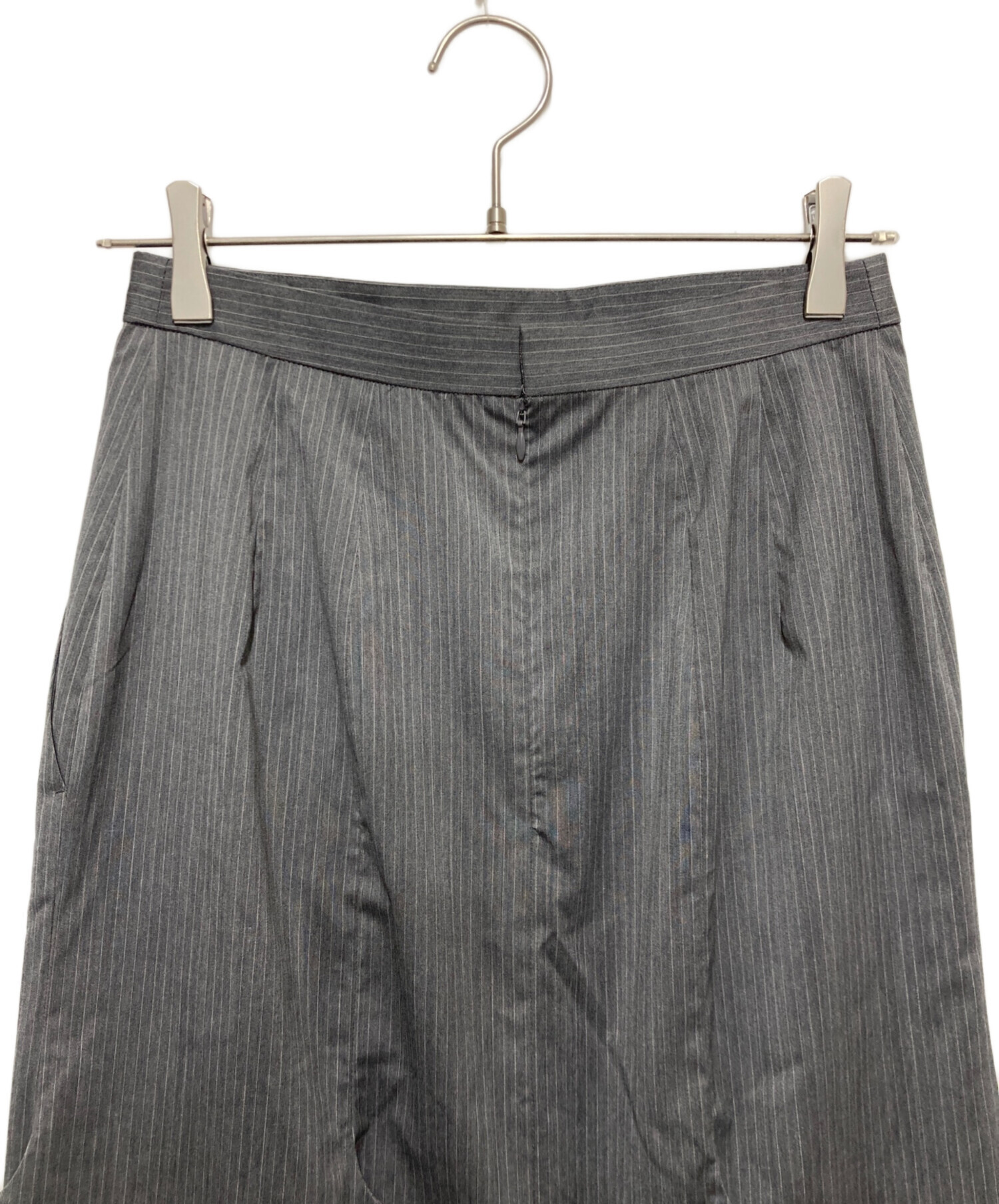 中古・古着通販】ENFOLD (エンフォルド) W/PEストライプ ペプラム